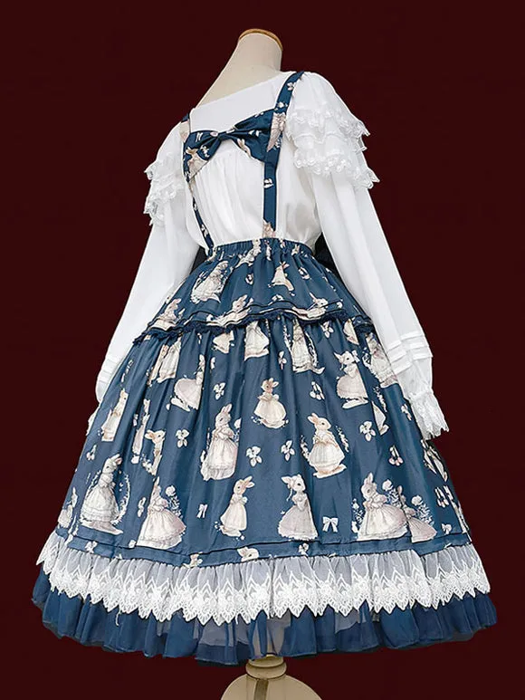 Infanta Lolita SK Light Apricot Bows Lolita Skirts