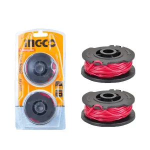 Ingco 2-Pieces Line Spool 1.6mm 5m for Lithium-ion Grass Trimmer - ALS1601