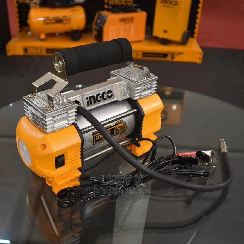 Ingco Auto Air Compressor 18A 120Psi with LED Light - AAC2508