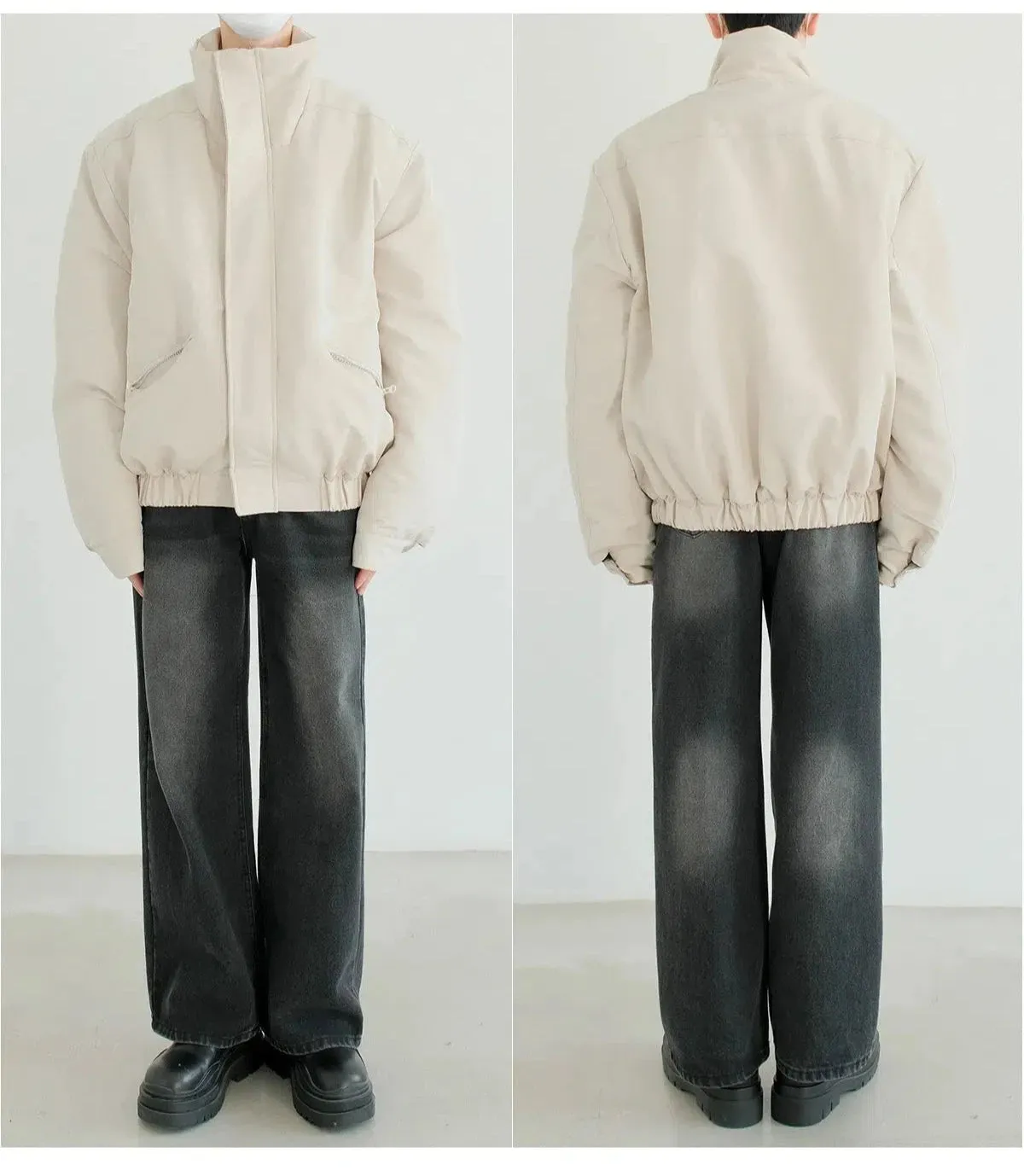 Insulated High-Collar Jacket