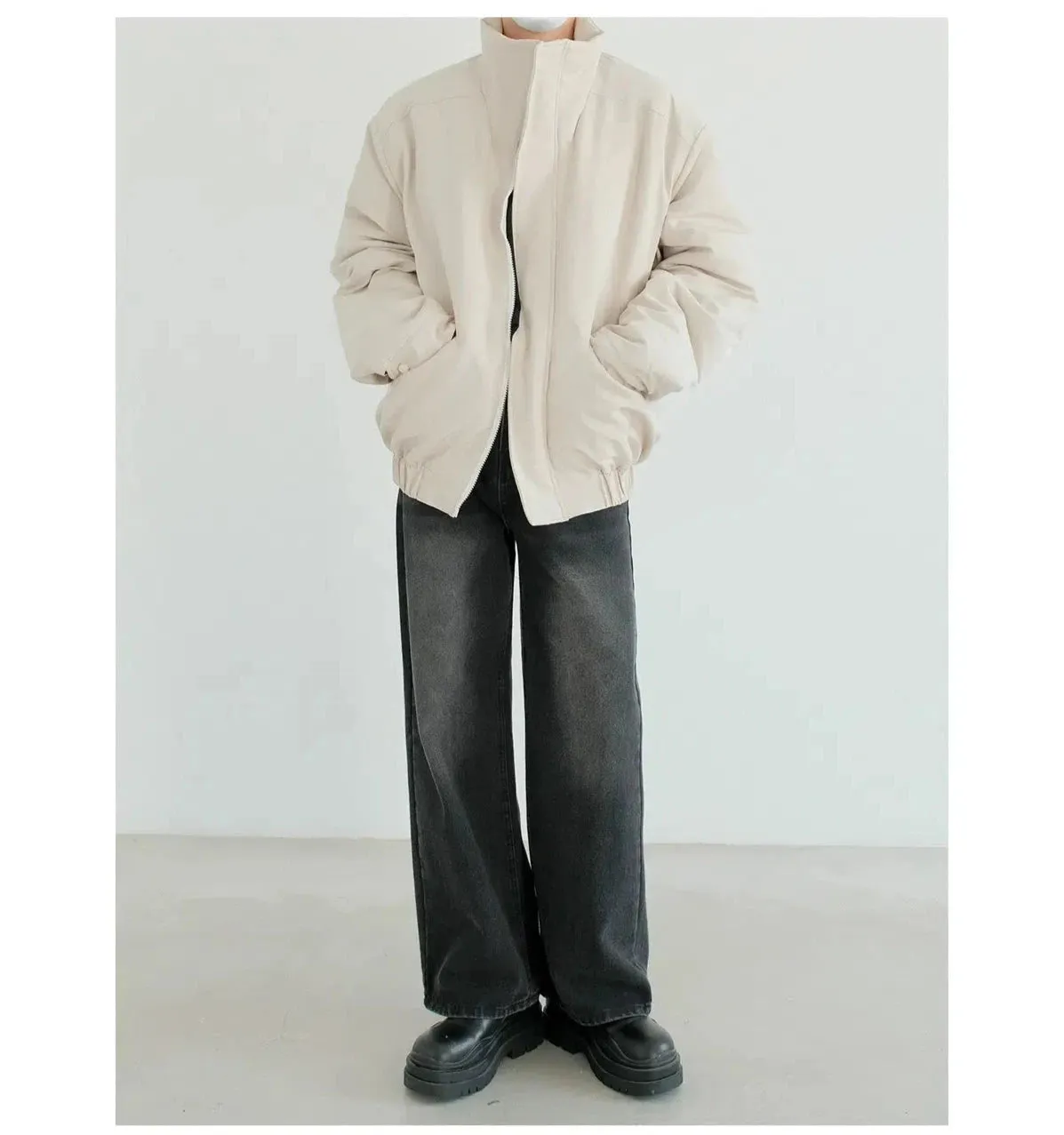Insulated High-Collar Jacket