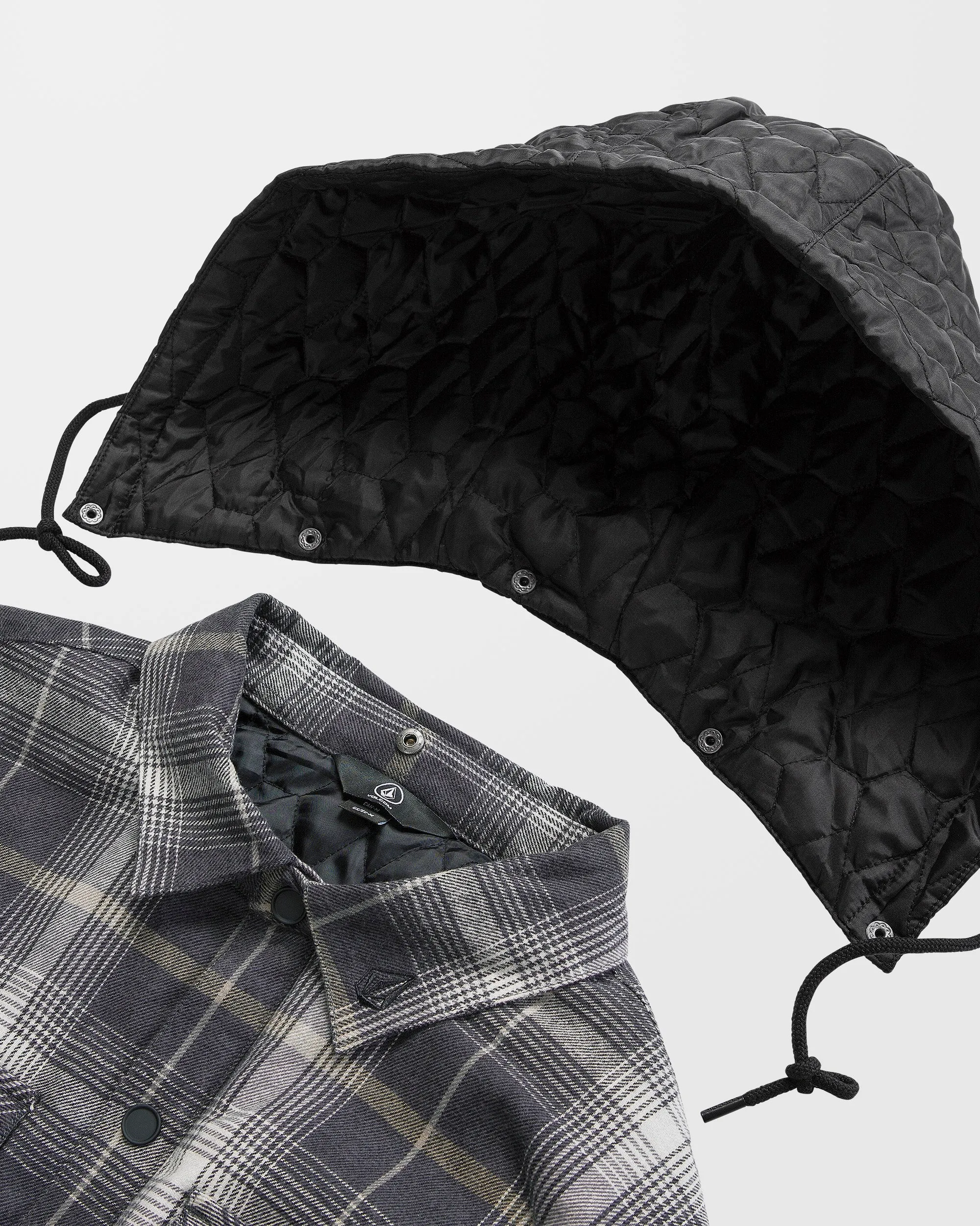 Insulated Riding Flannel Jacke - Stone