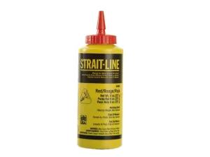 Irwin Strait-Line Chalk Refill Red 227G (8Oz)