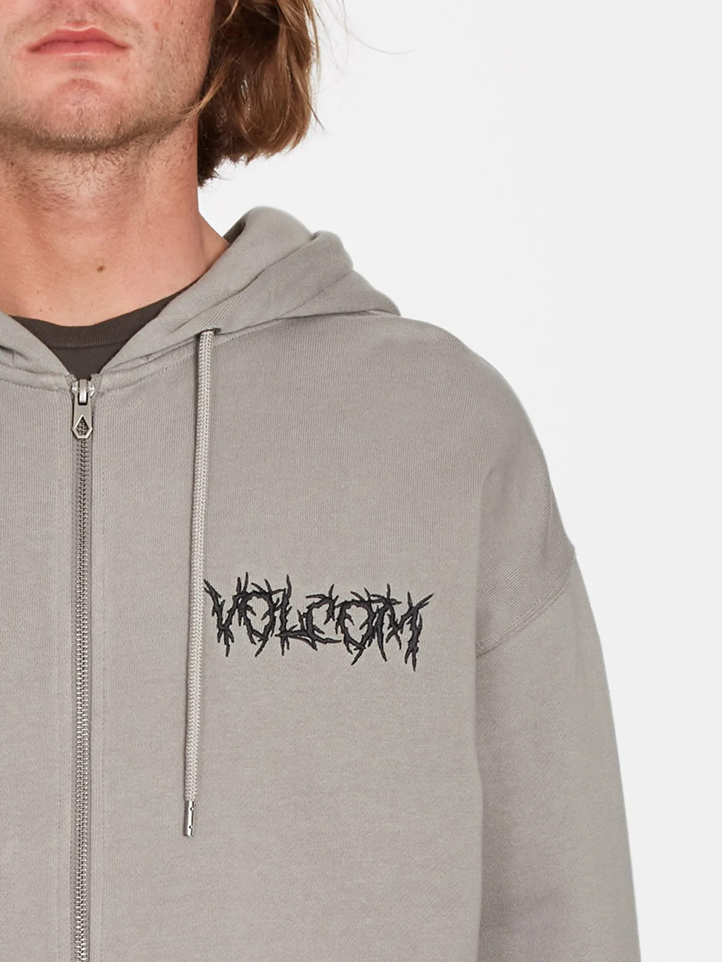 Issanka Zip Kapuzenpullover - DUSK GREY
