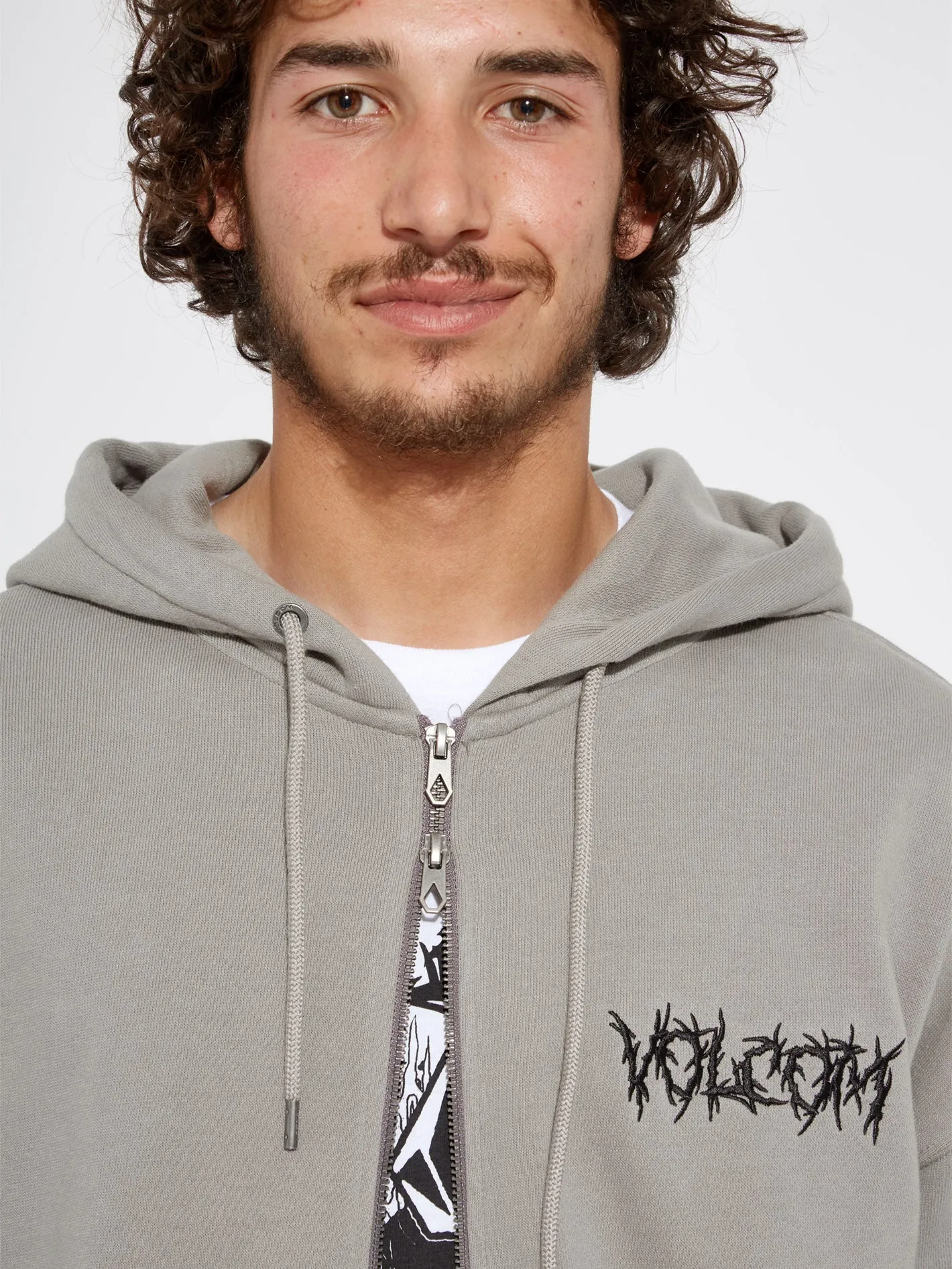 Issanka Zip Kapuzenpullover - DUSK GREY