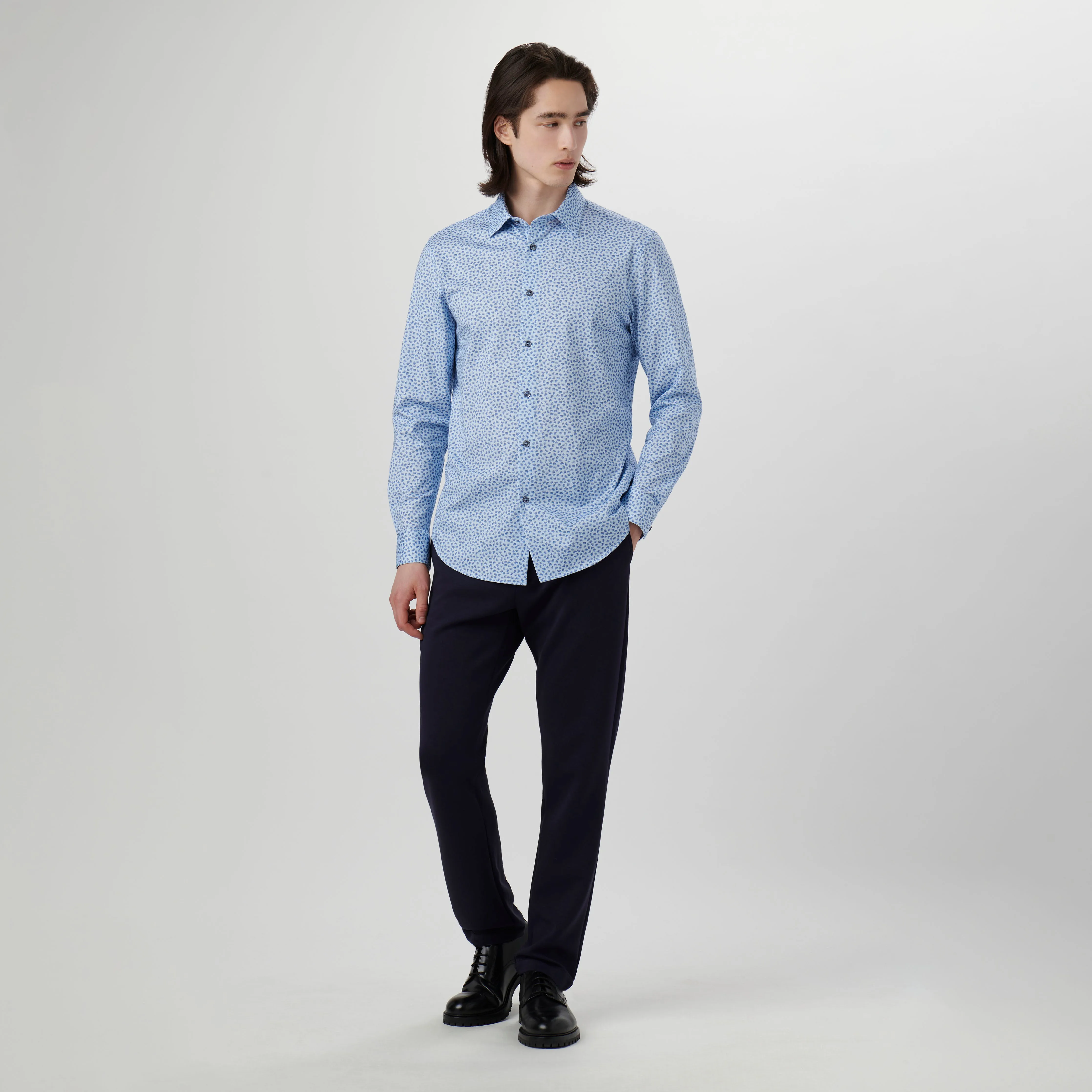 James Abstract Print OoohCotton Shirt