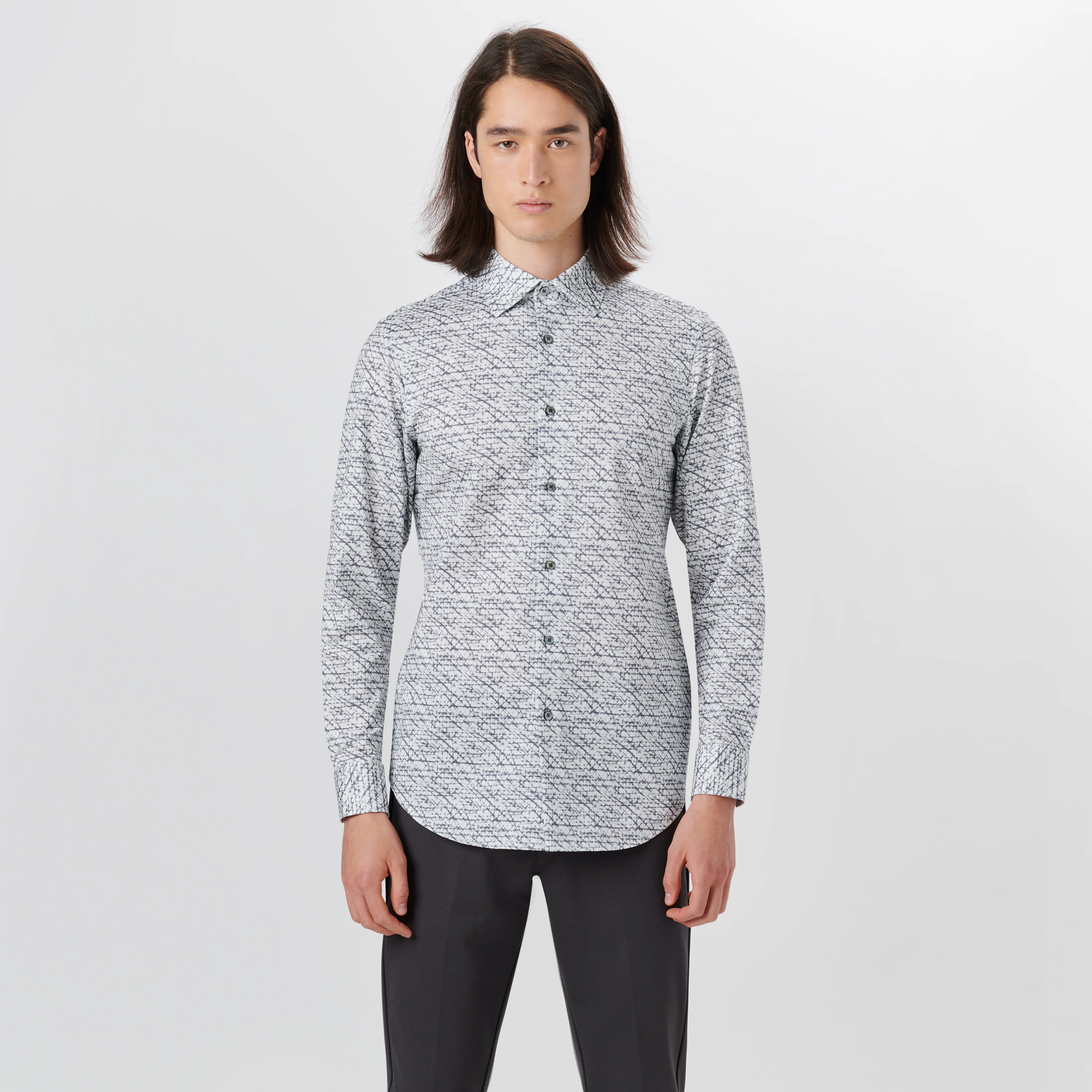 JAMES Abstract Print OoohCotton Twill Shirt