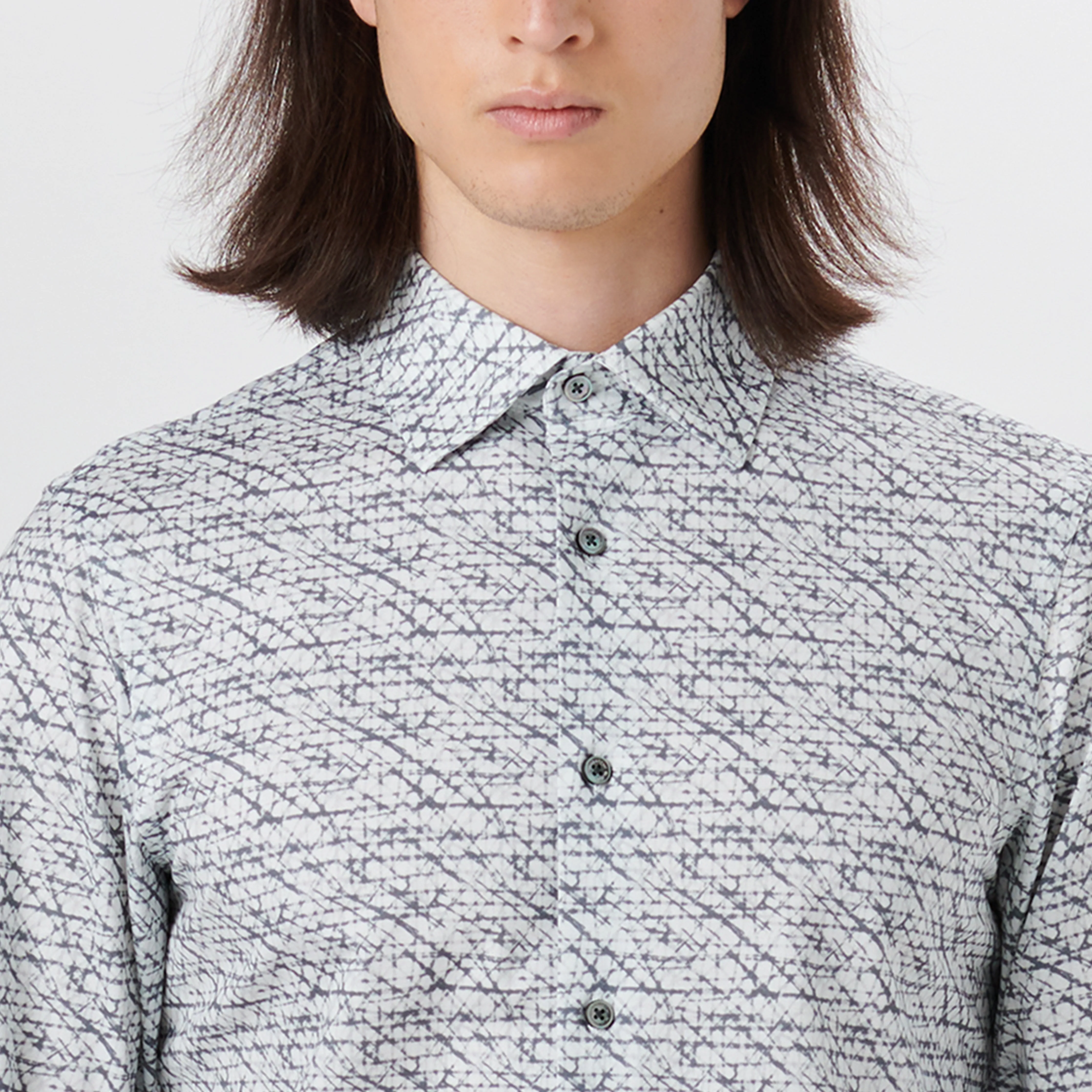 JAMES Abstract Print OoohCotton Twill Shirt