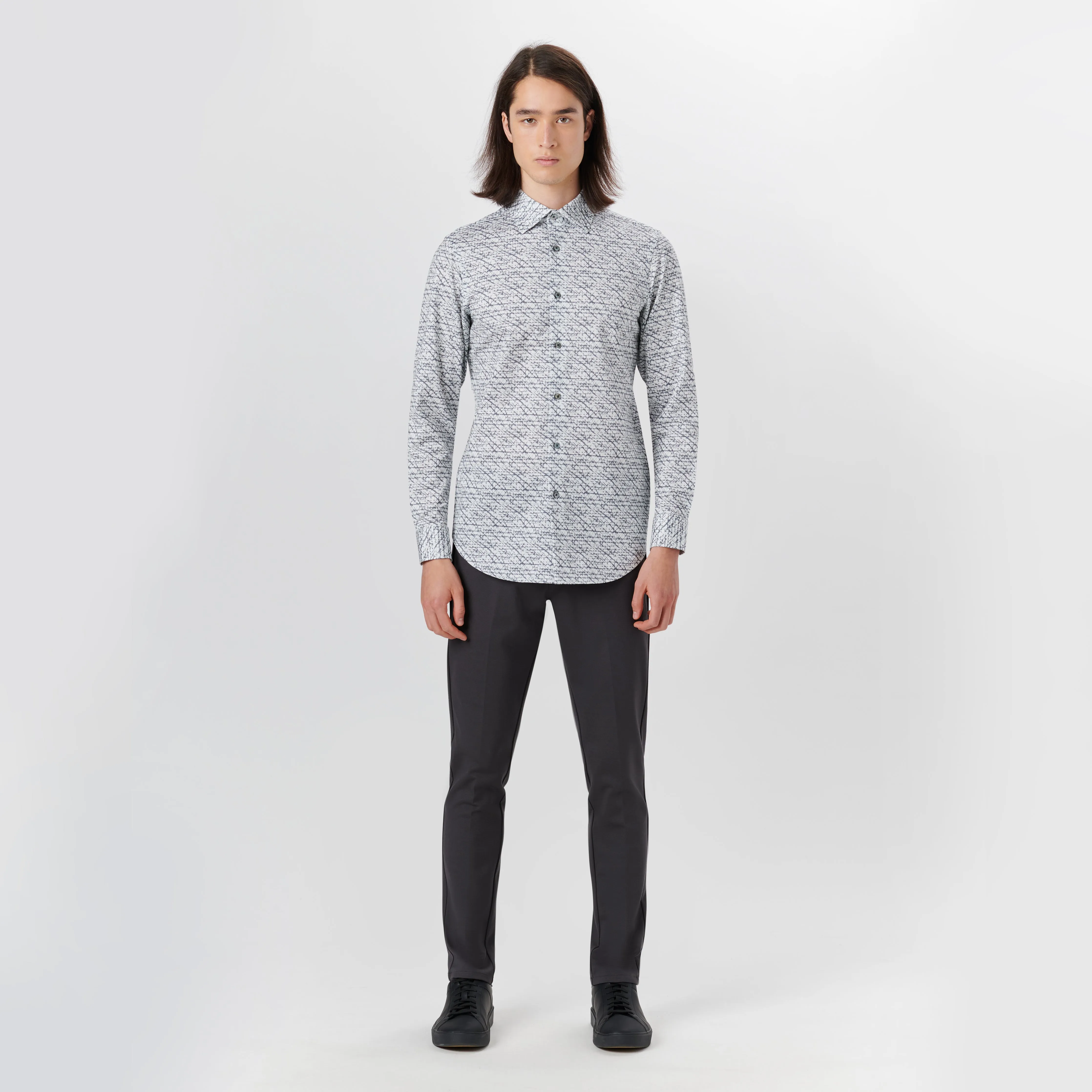 JAMES Abstract Print OoohCotton Twill Shirt