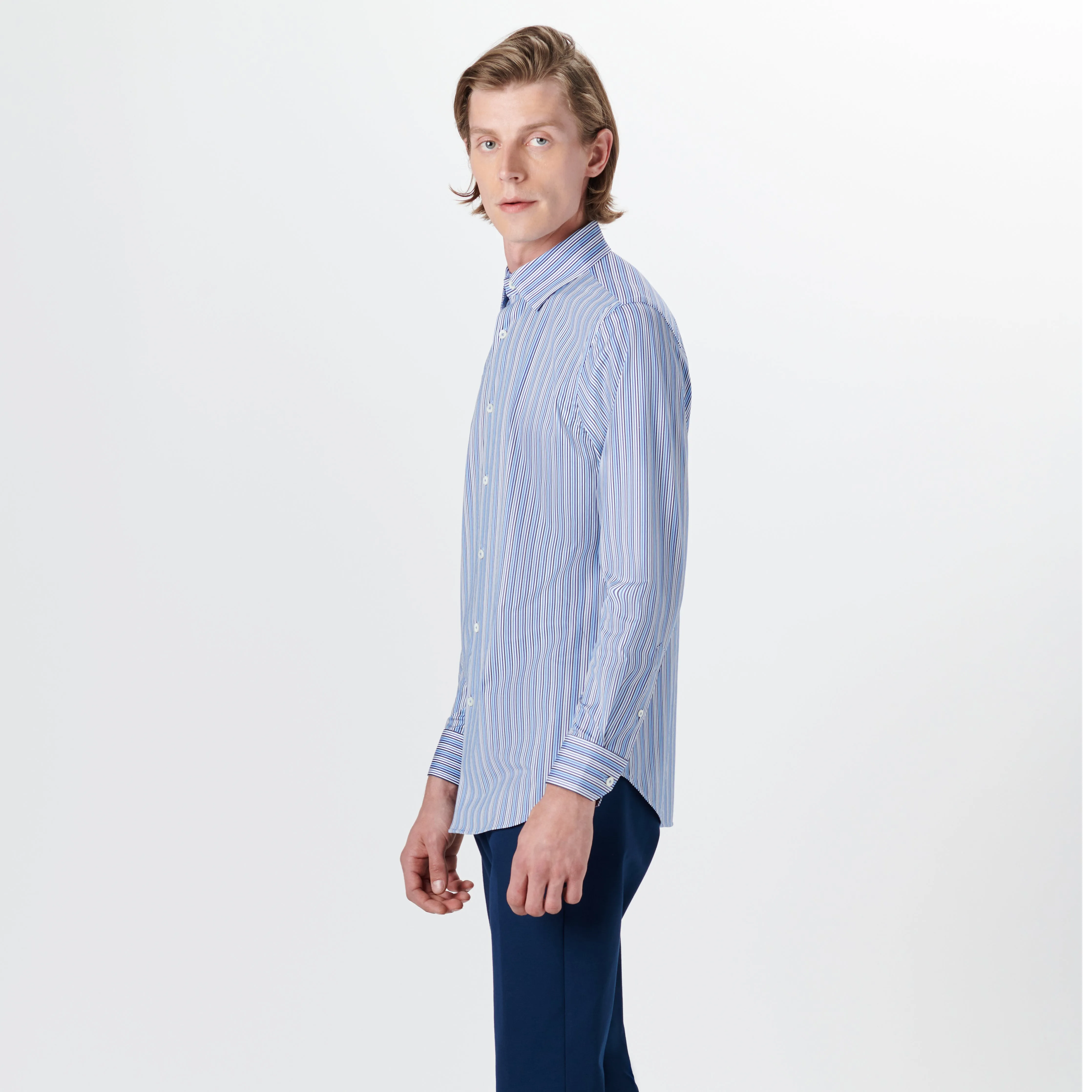 JAMES Barcode Stripe OoohCotton Shirt