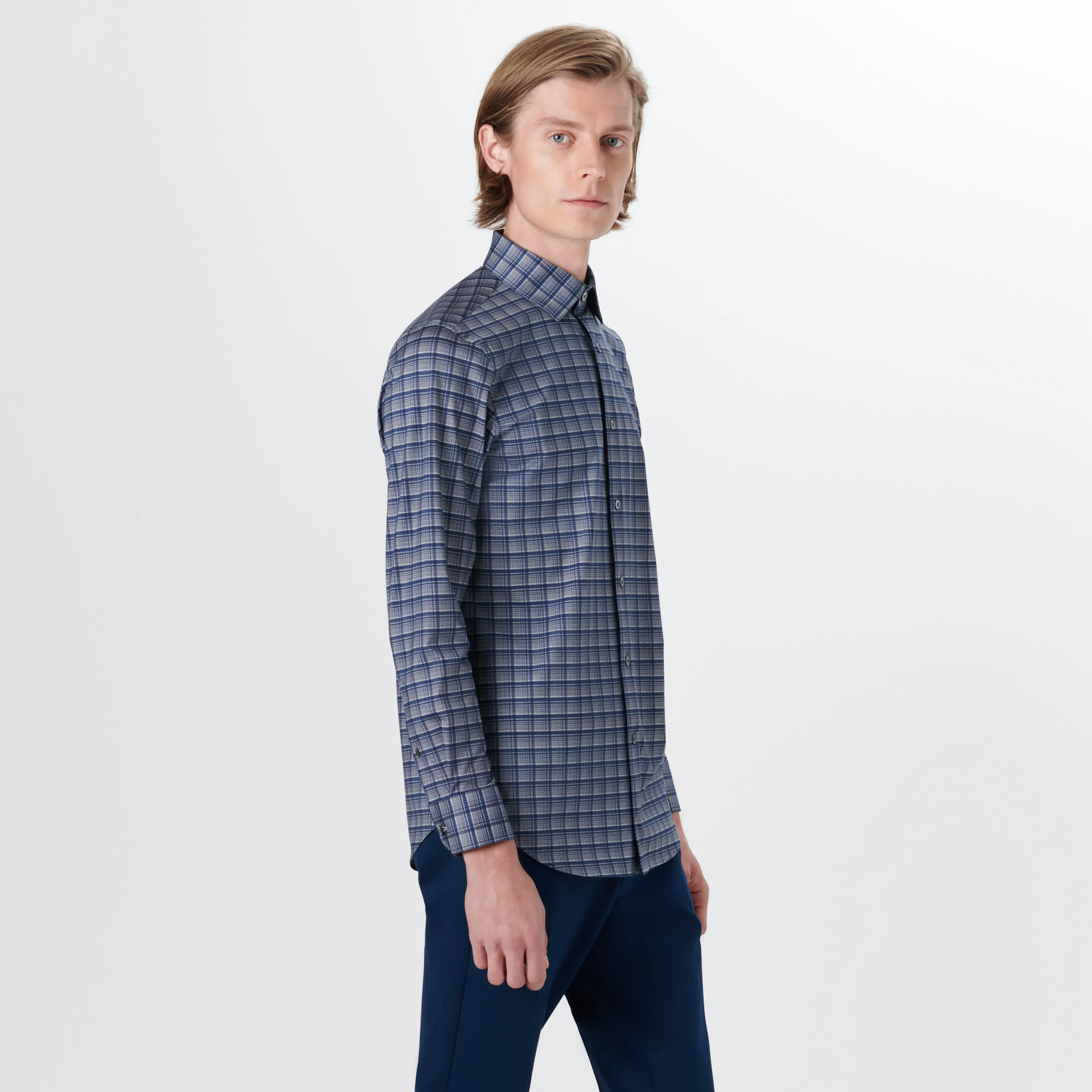 JAMES Dupplin Check OoohCotton Shirt