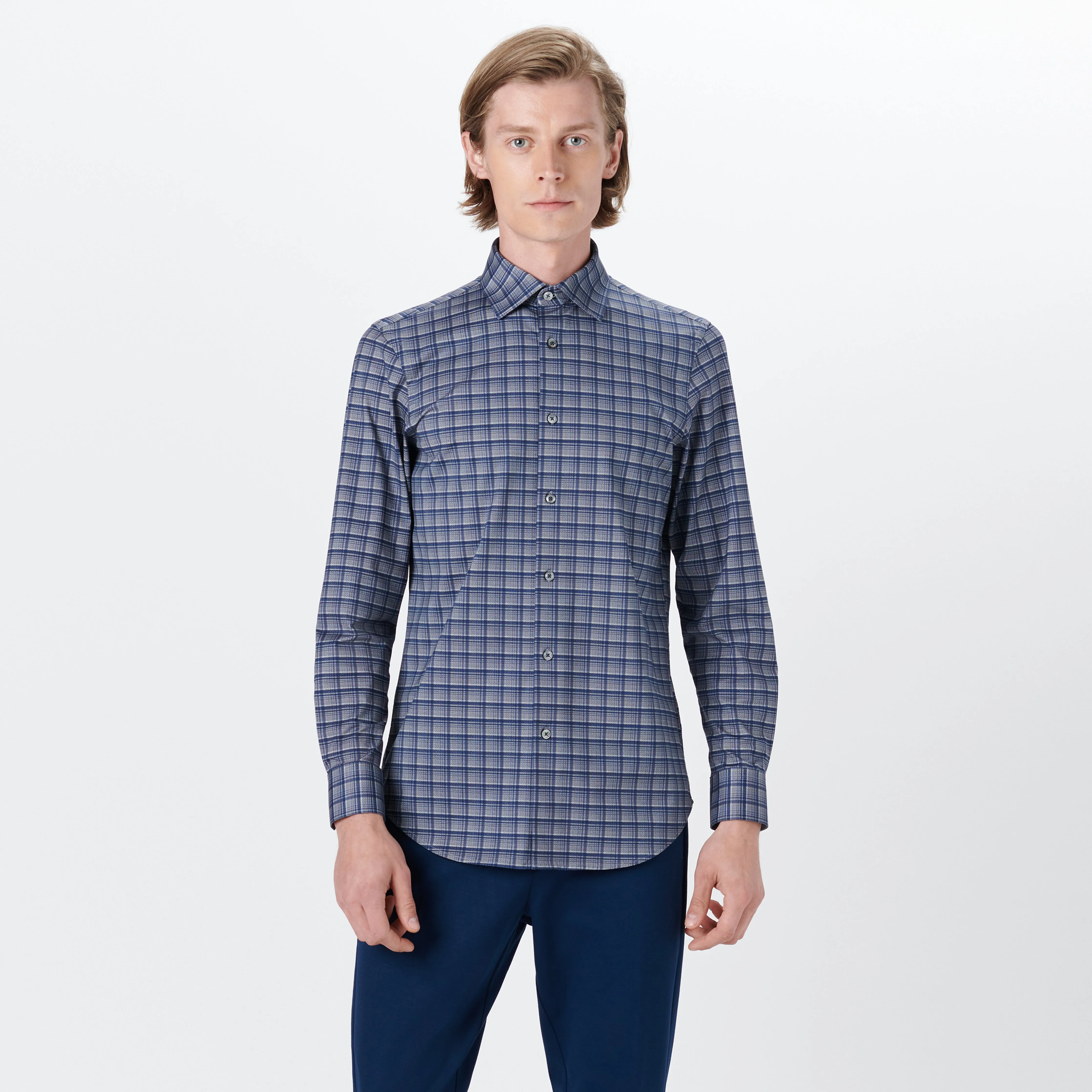 JAMES Dupplin Check OoohCotton Shirt