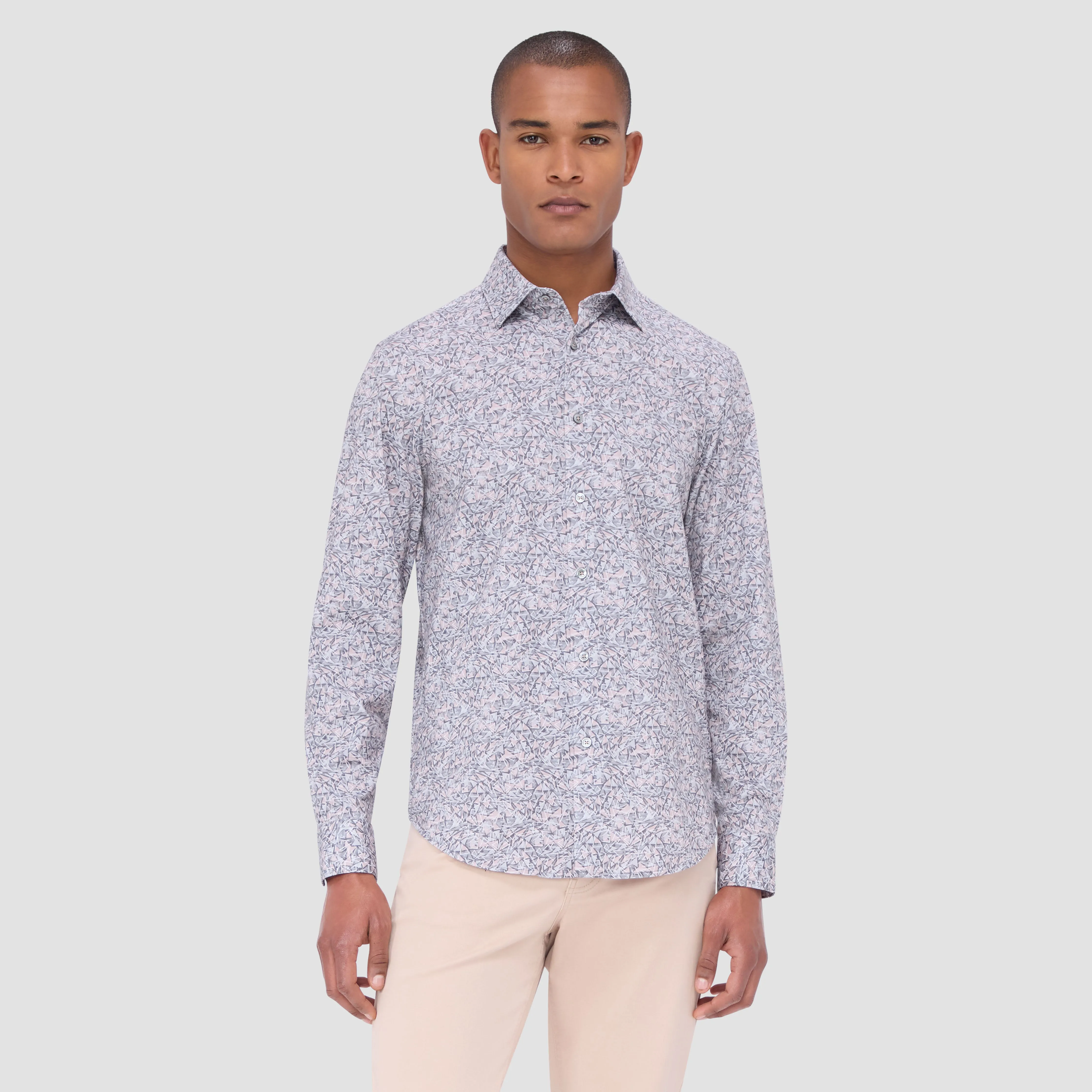 James Geometric Abstract OoohCotton Shirt