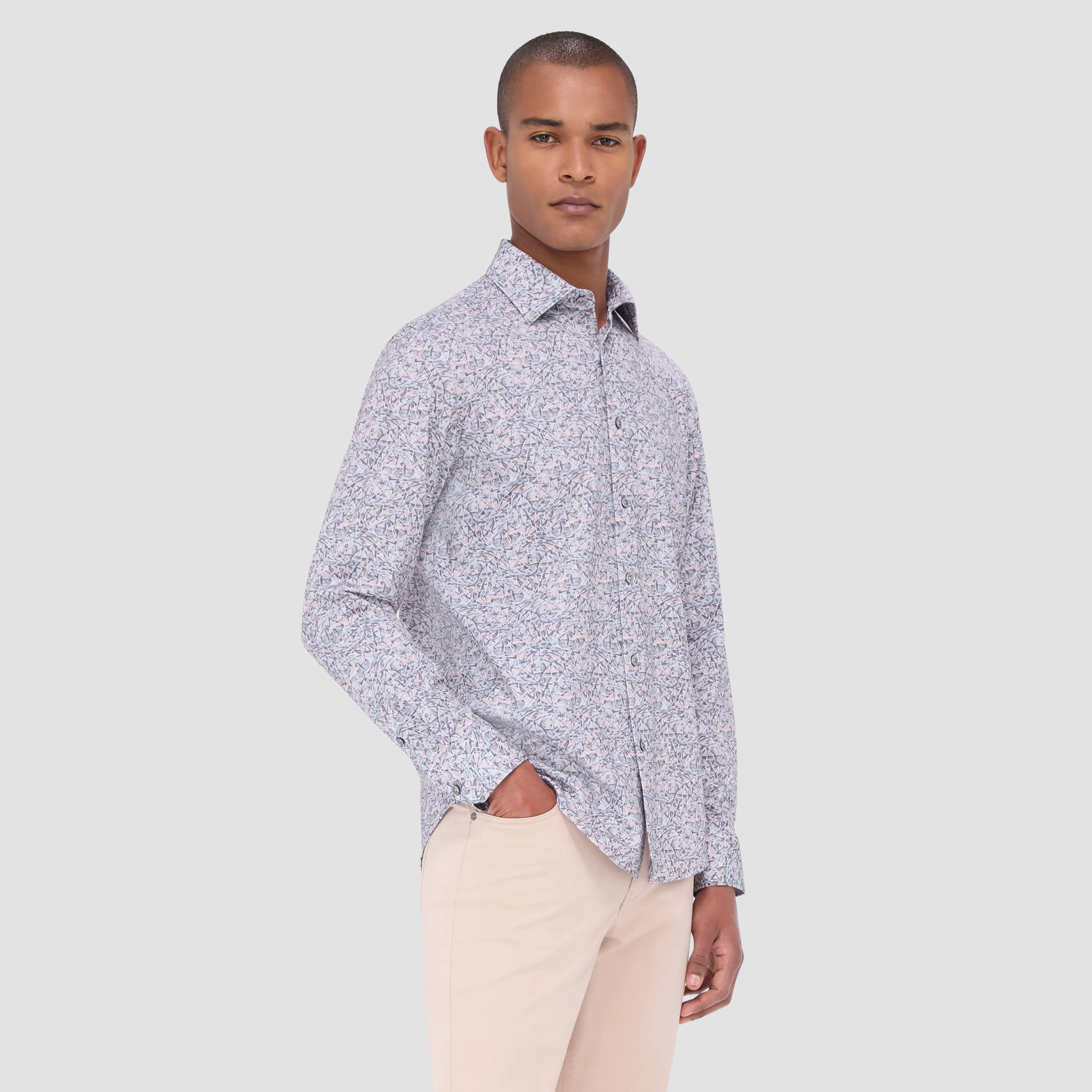 James Geometric Abstract OoohCotton Shirt