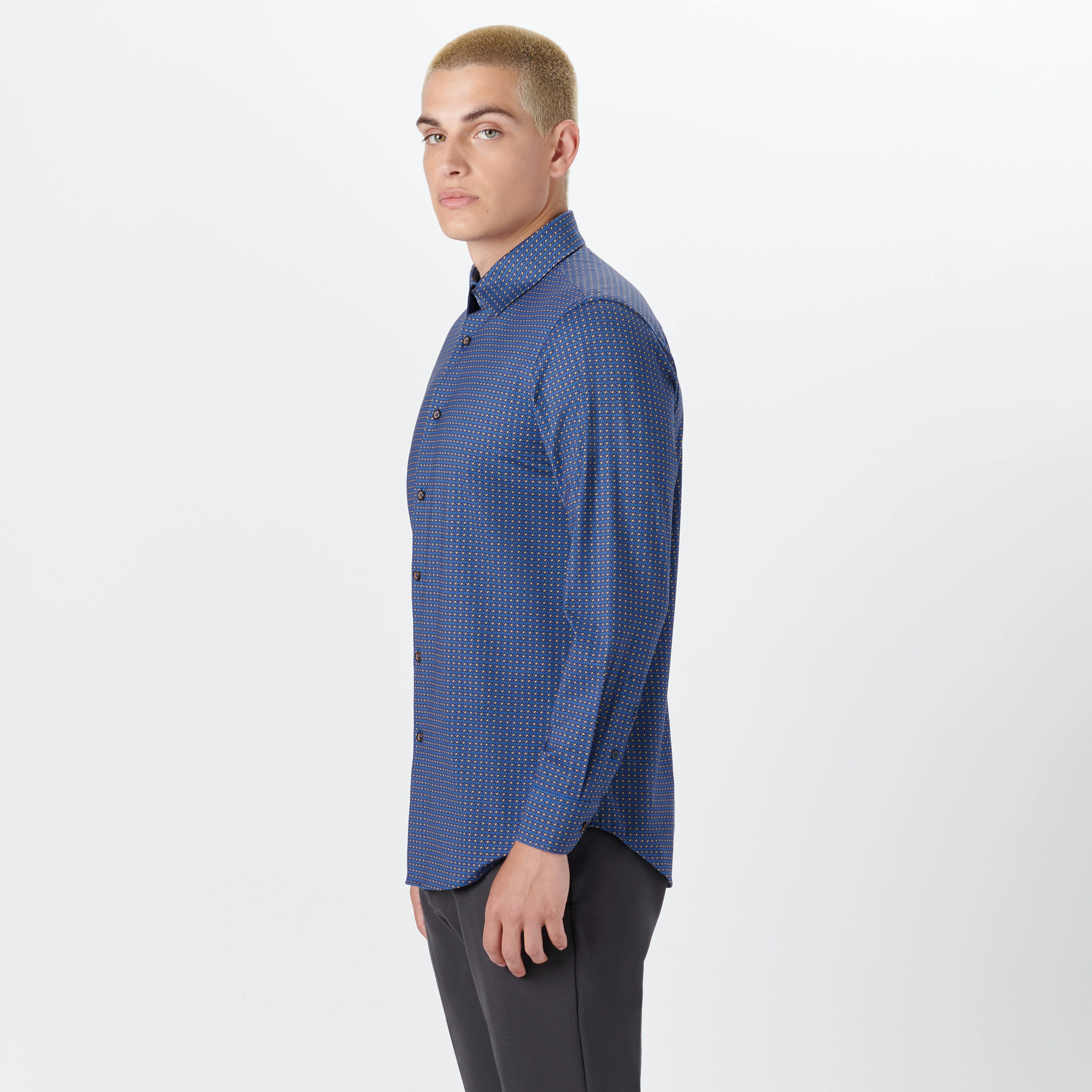 JAMES Geometric Print OoohCotton Shirt