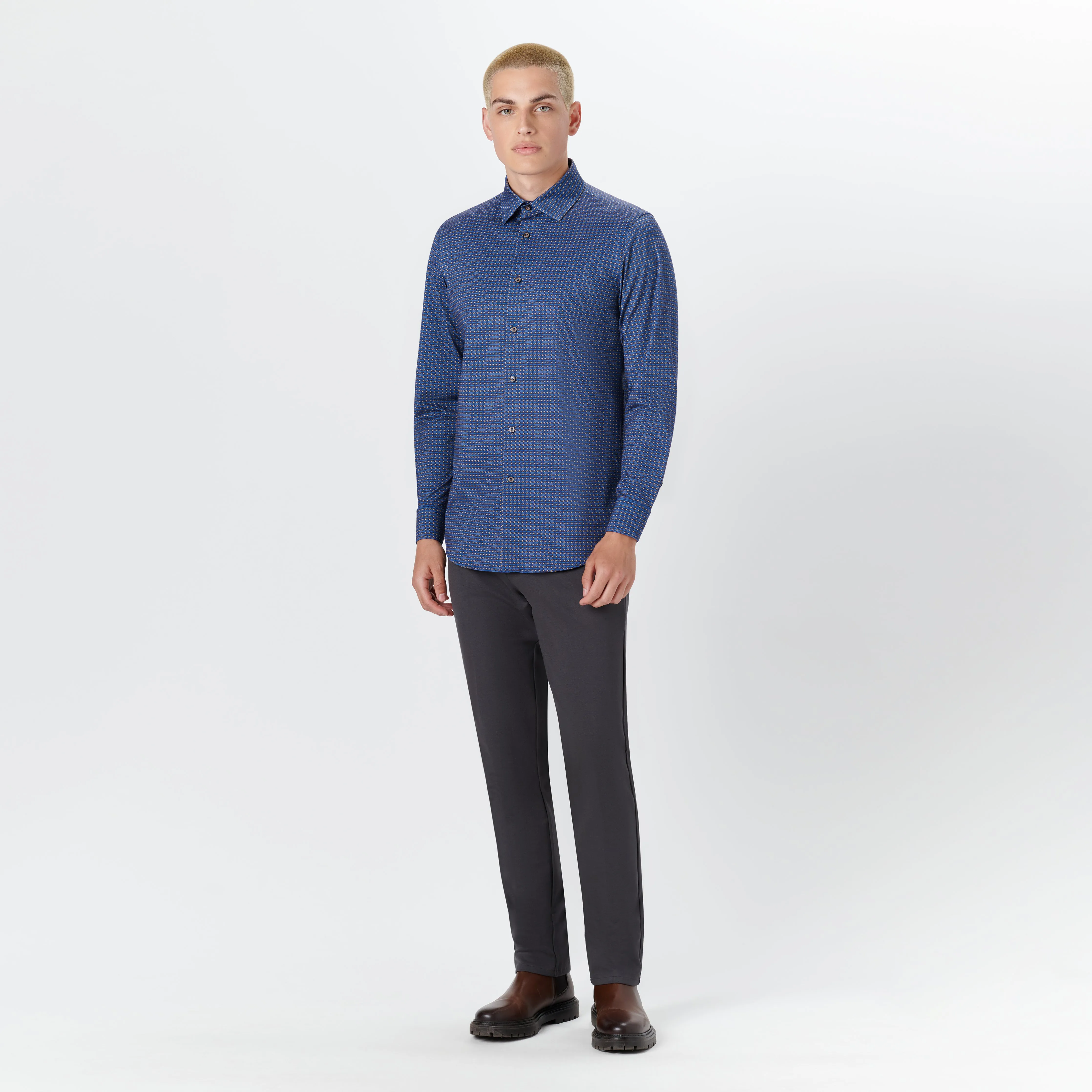 JAMES Geometric Print OoohCotton Shirt