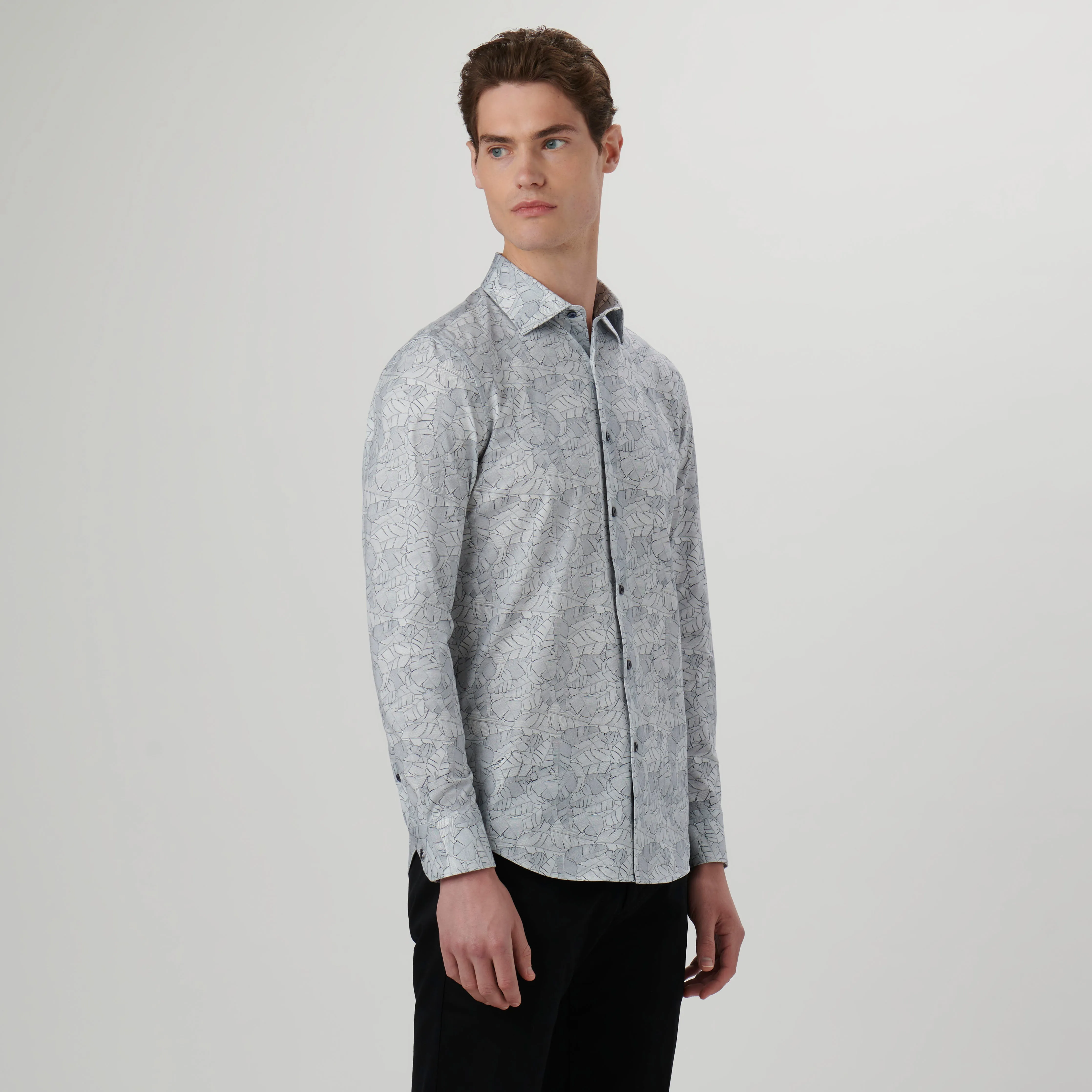 James Leaf Print OoohCotton Shirt