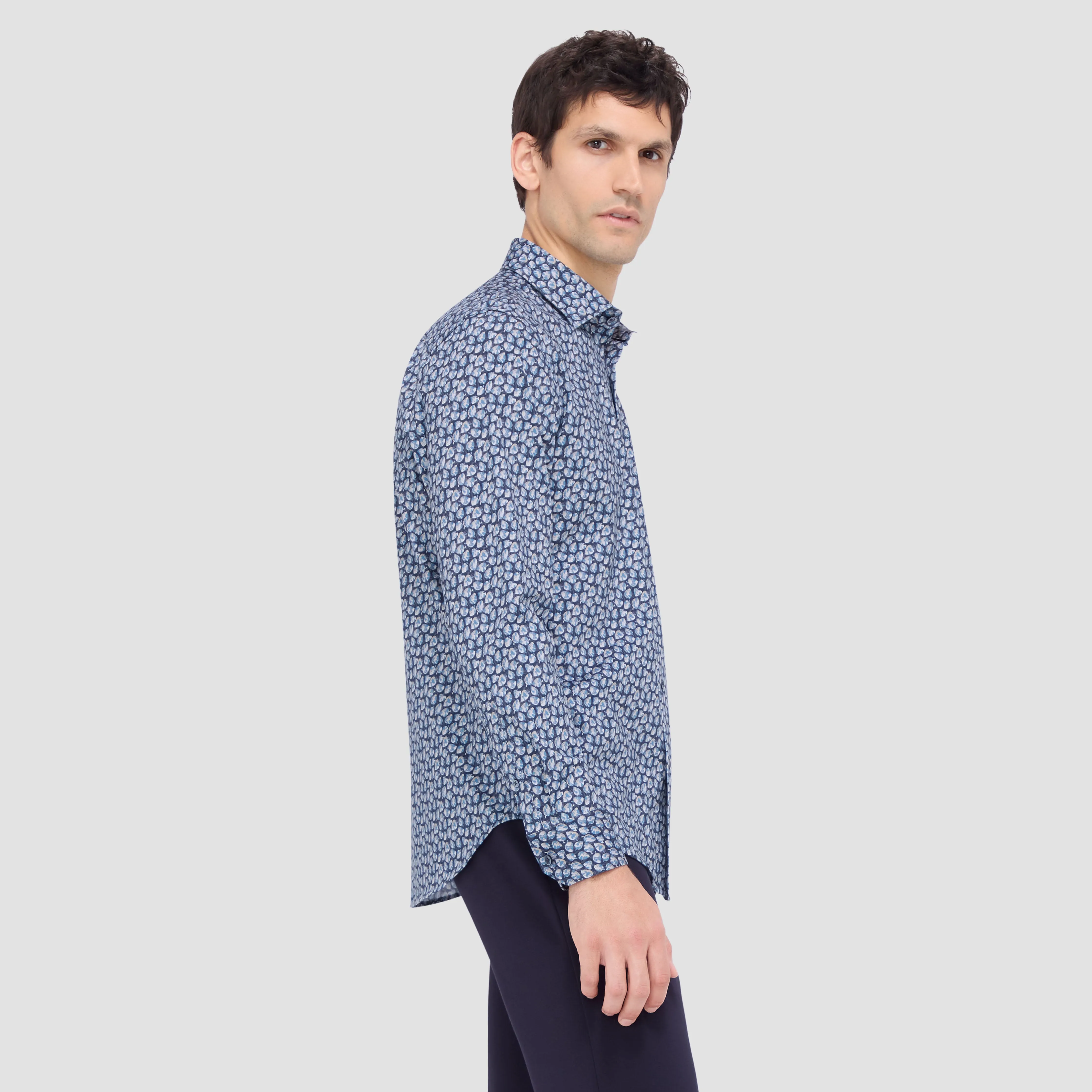 James Leaf Print OoohCotton Shirt