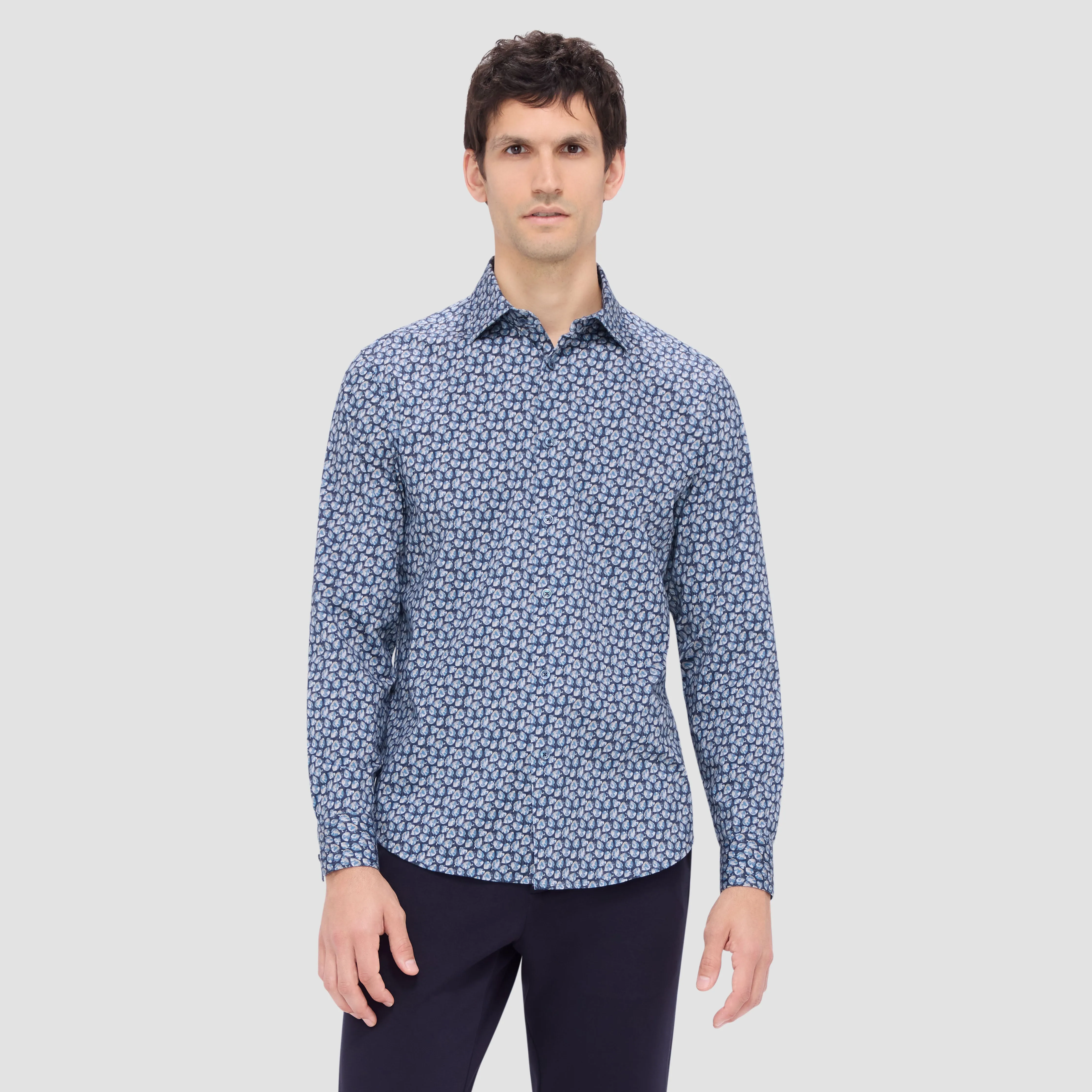 James Leaf Print OoohCotton Shirt