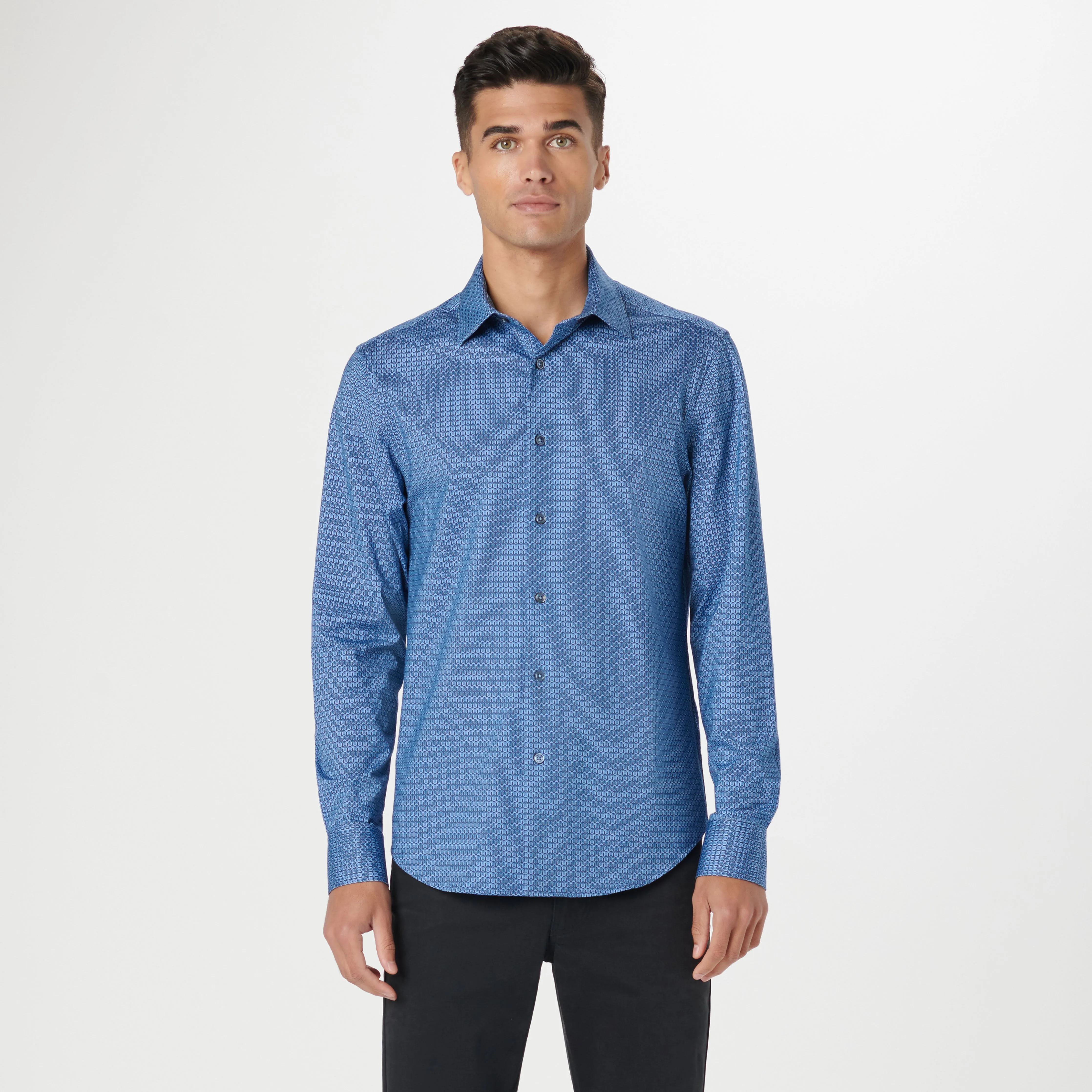 James Serpentine Stripe OoohCotton Shirt