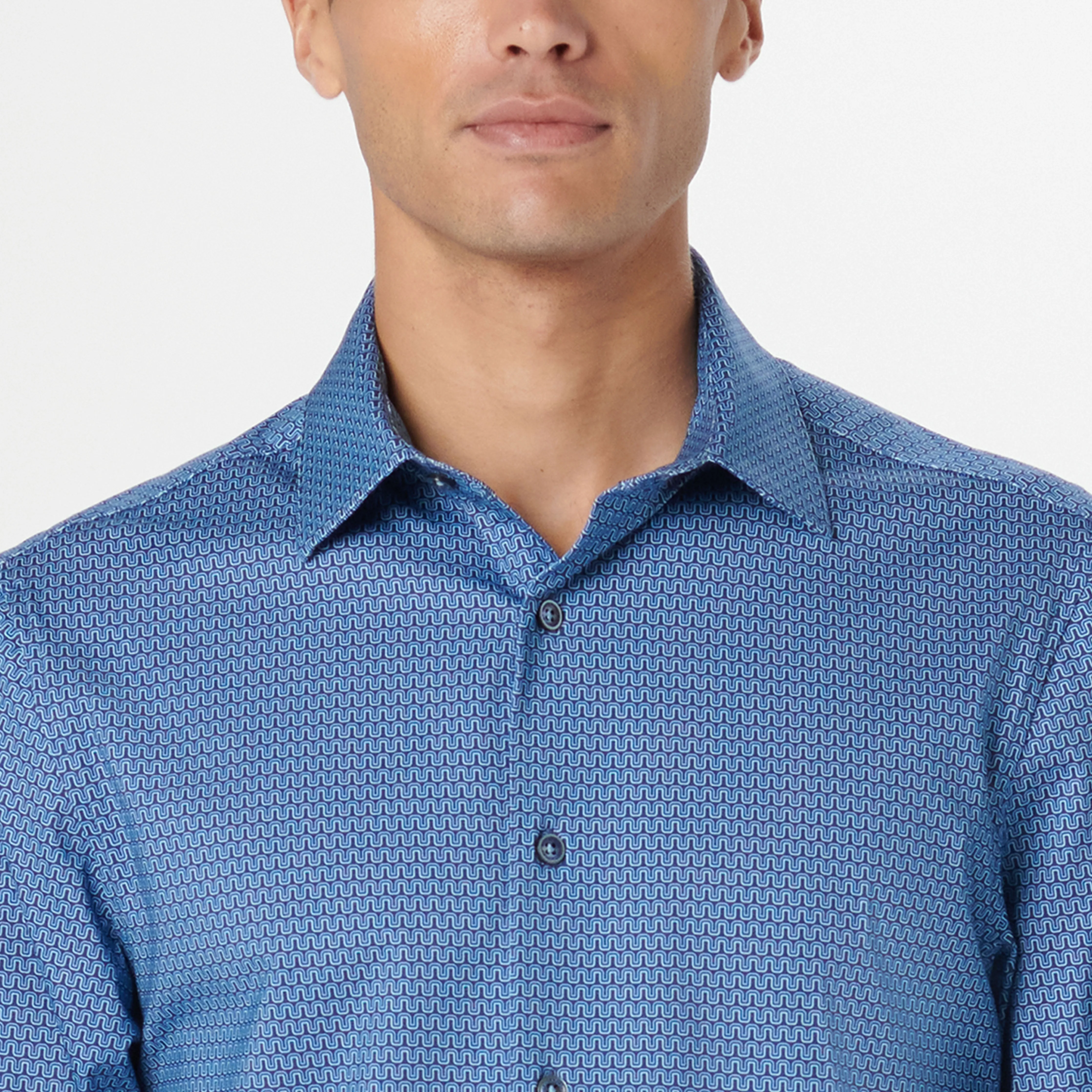 James Serpentine Stripe OoohCotton Shirt