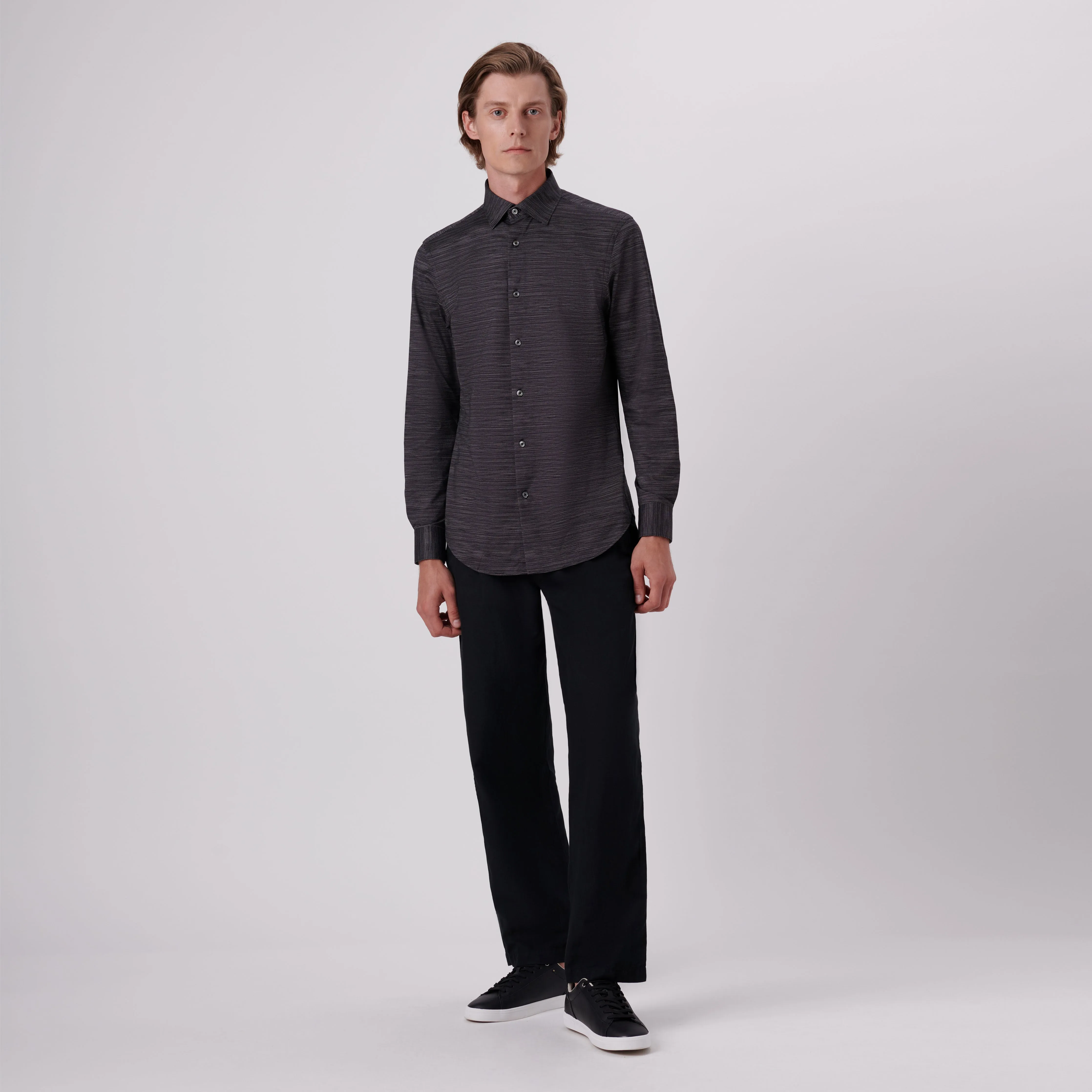 James Striated Print OoohCotton Shirt