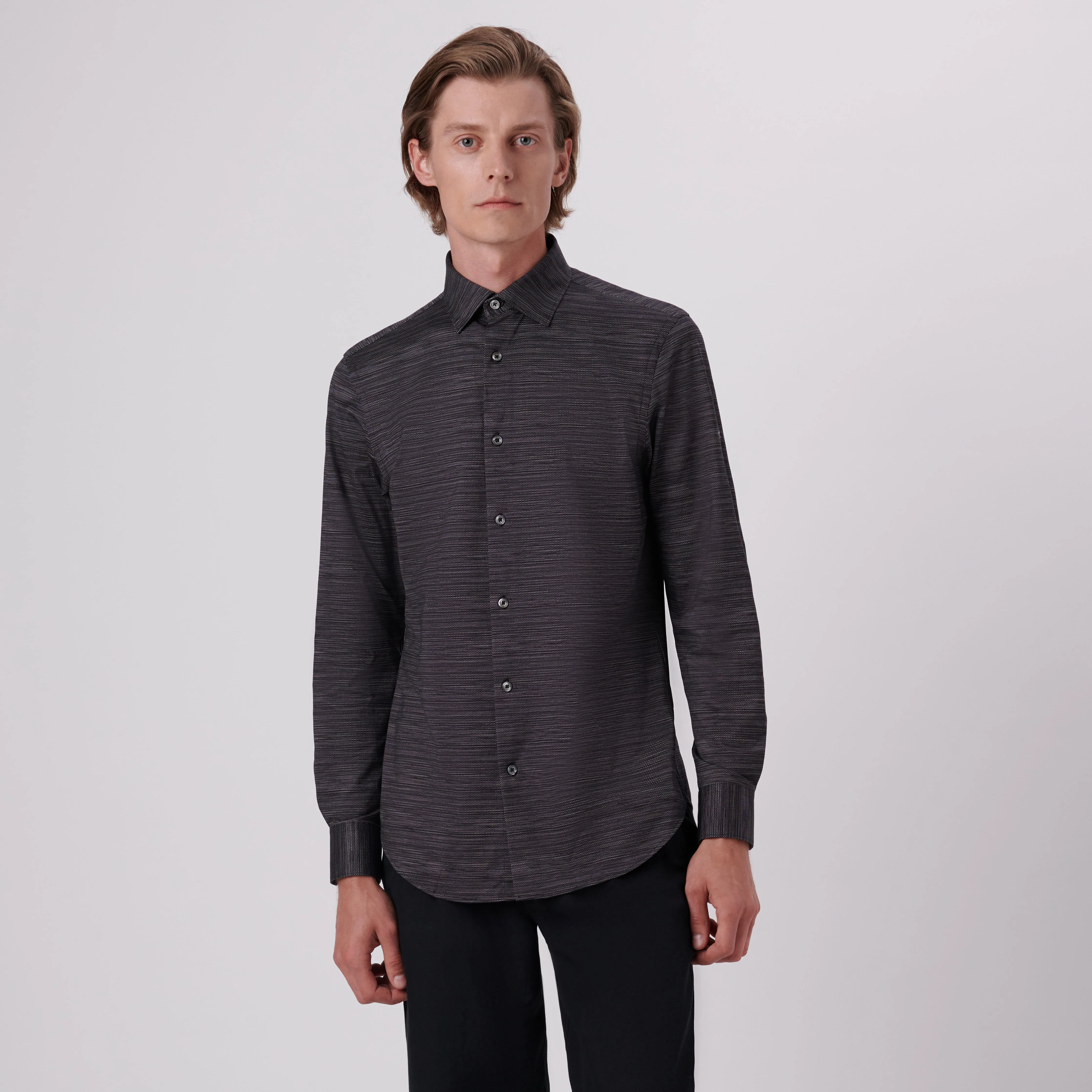 James Striated Print OoohCotton Shirt