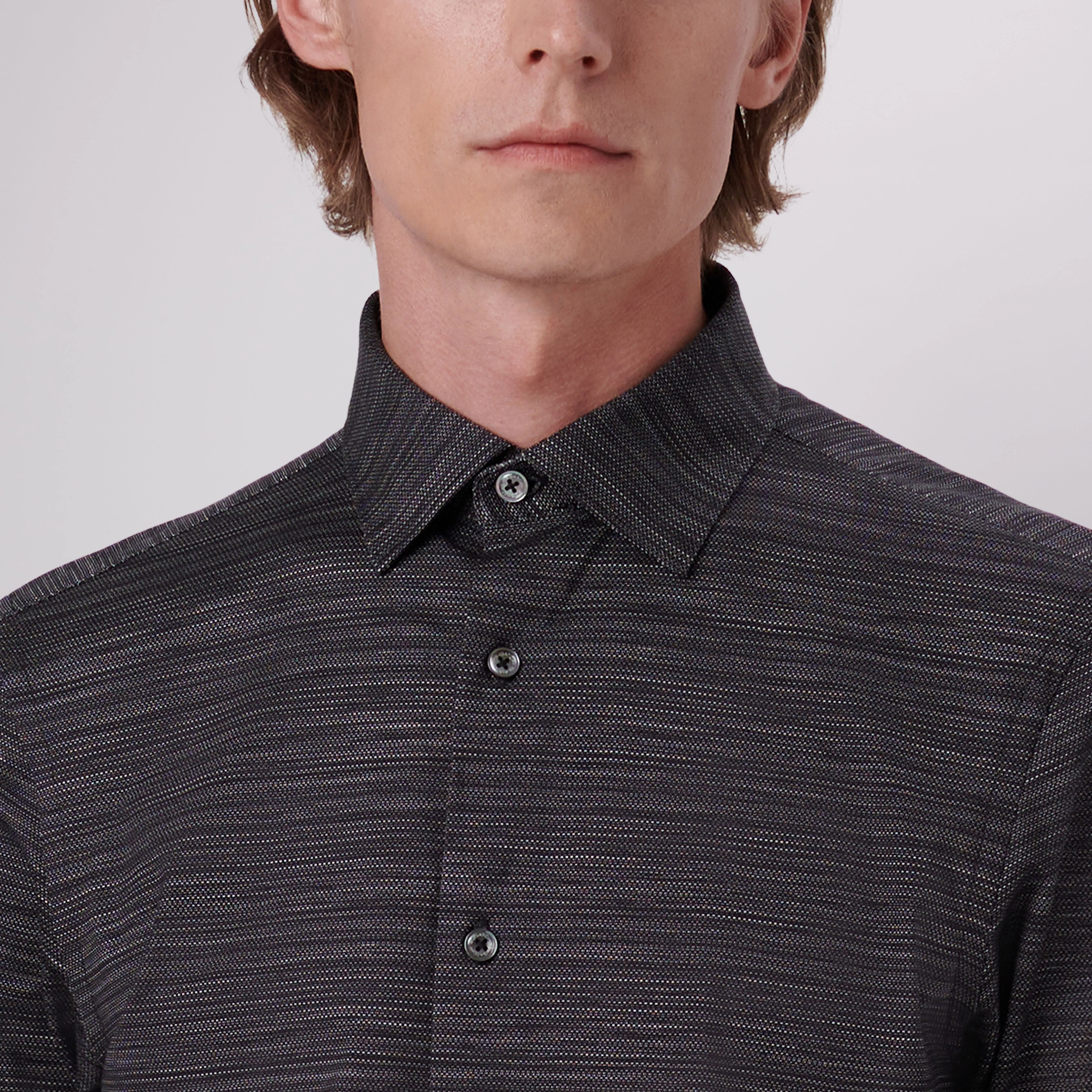 James Striated Print OoohCotton Shirt