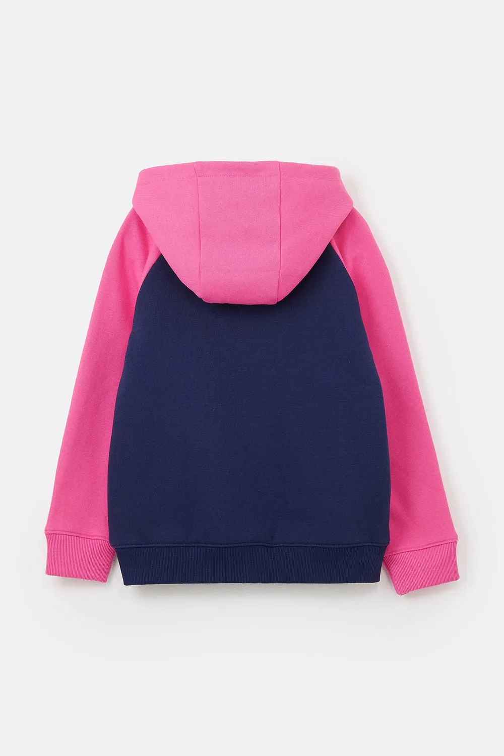 Jasmine Full Zip - Pink Navy Hearts