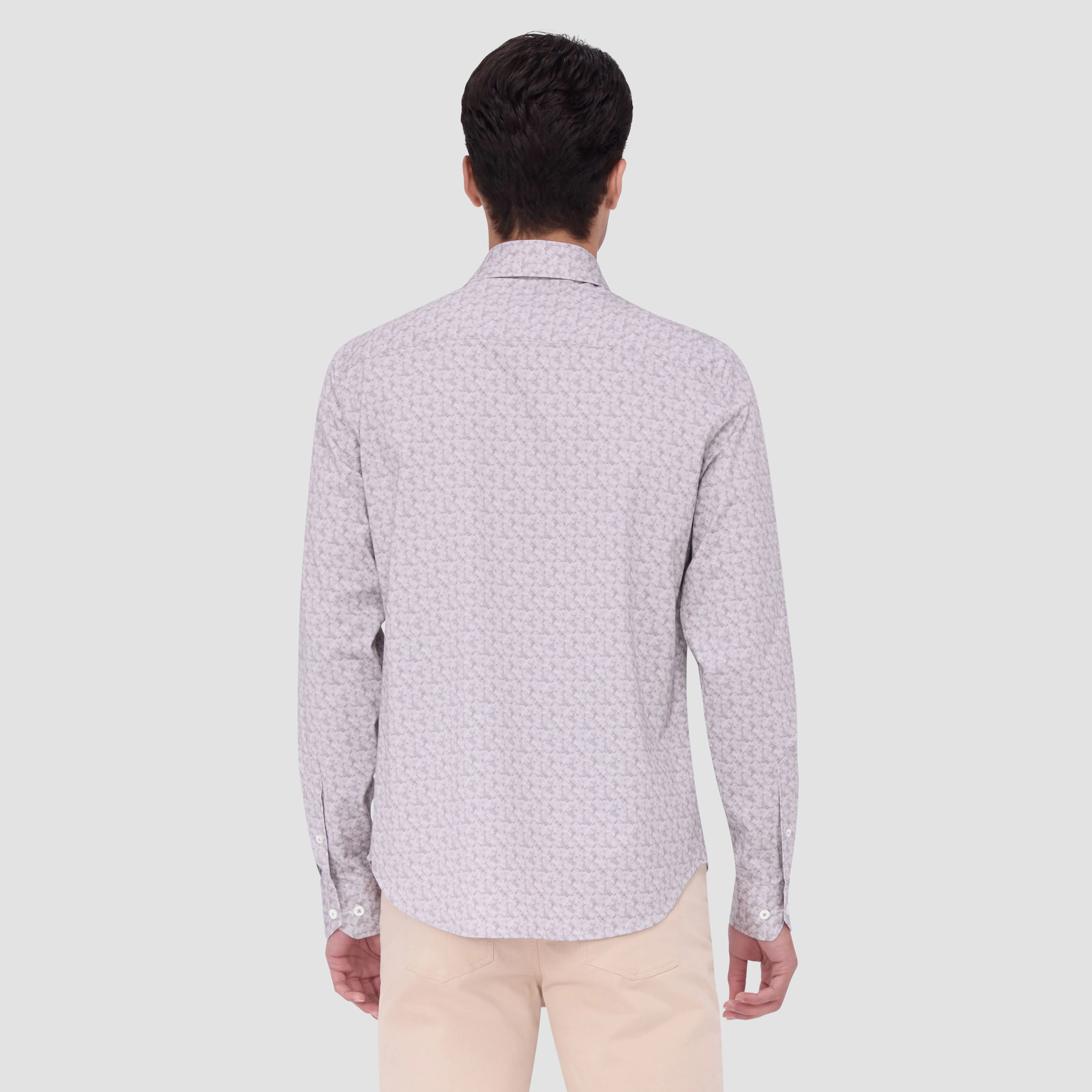 Jimmy Double Sided Abstract/Solid OoohCotton Shirt