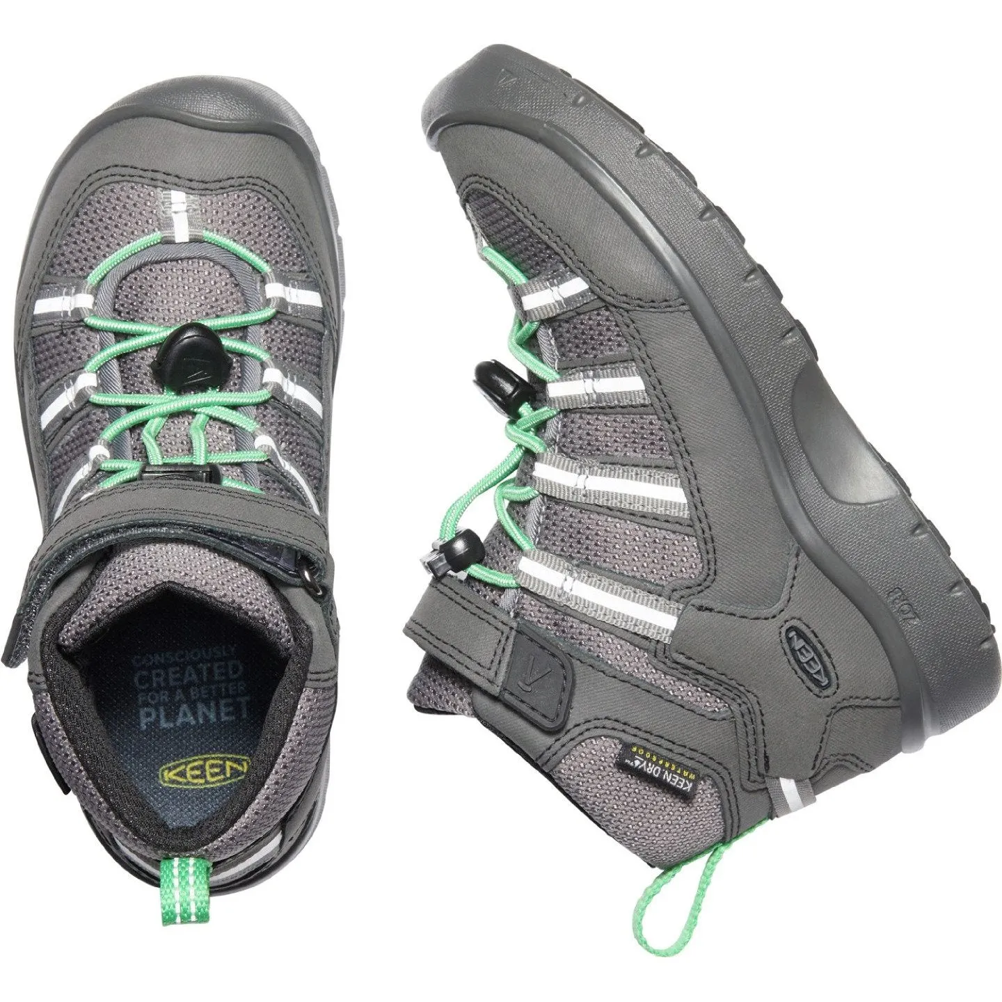 Keen Hikeport 2 Sport Mid WP Hiker - Black/Irish Green