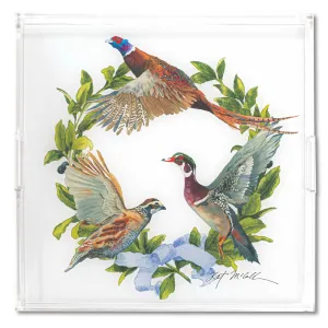 Kevin's Upland Wreath Acrylic Tray