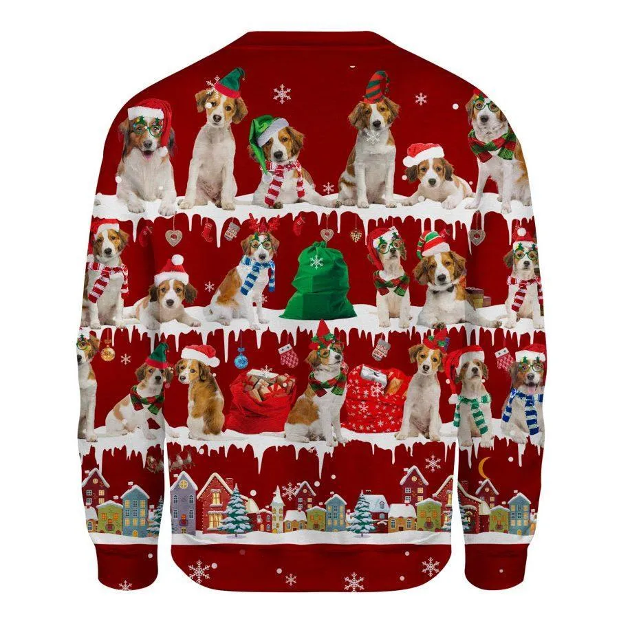 Kooikerhondje - Snow Christmas - Premium Sweatshirt