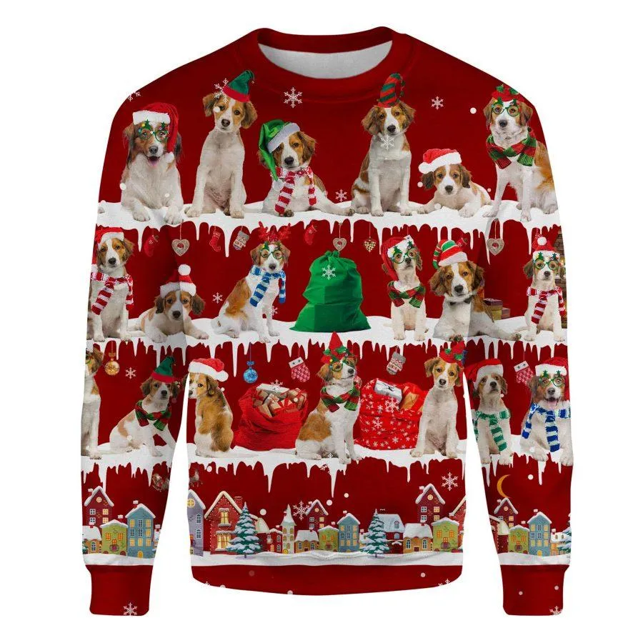 Kooikerhondje - Snow Christmas - Premium Sweatshirt