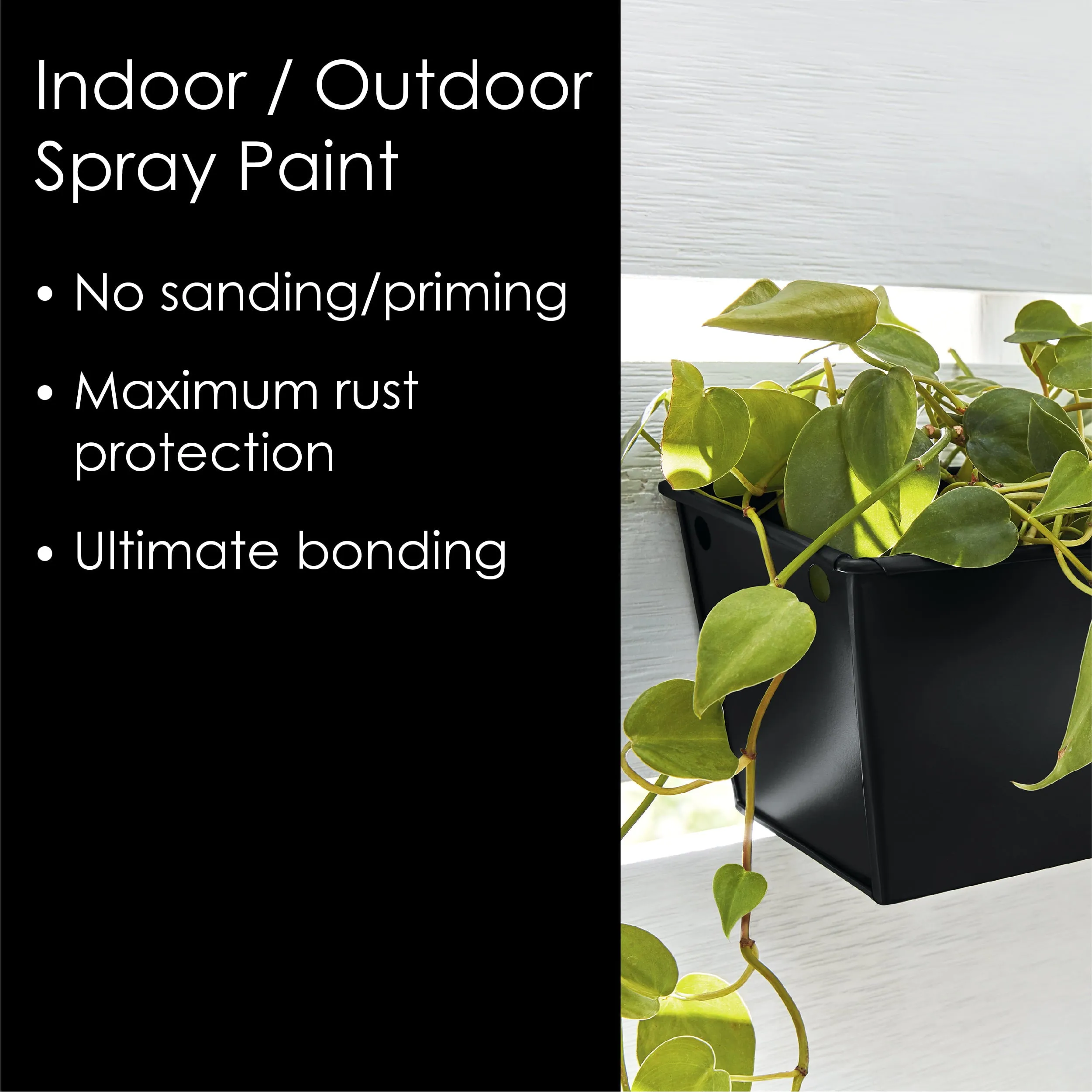 Krylon Fusion All-In-One Spray Paint, Satin Black, 12 Oz Satin Black Spray Paint