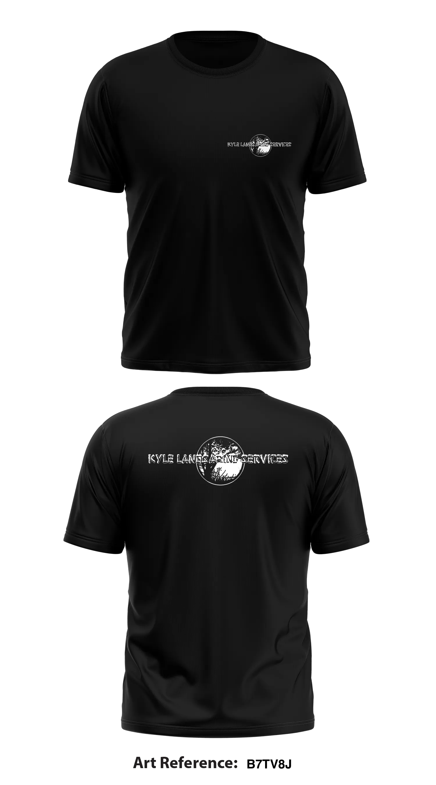 Kyle Landscaping Services Core Men's SS Performance Tee - b7tv8j