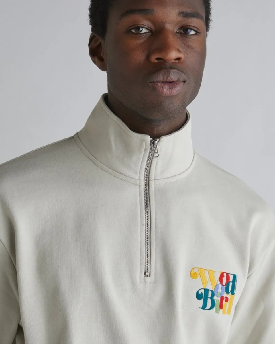 Lass Wirl Half-zip - Light Sand