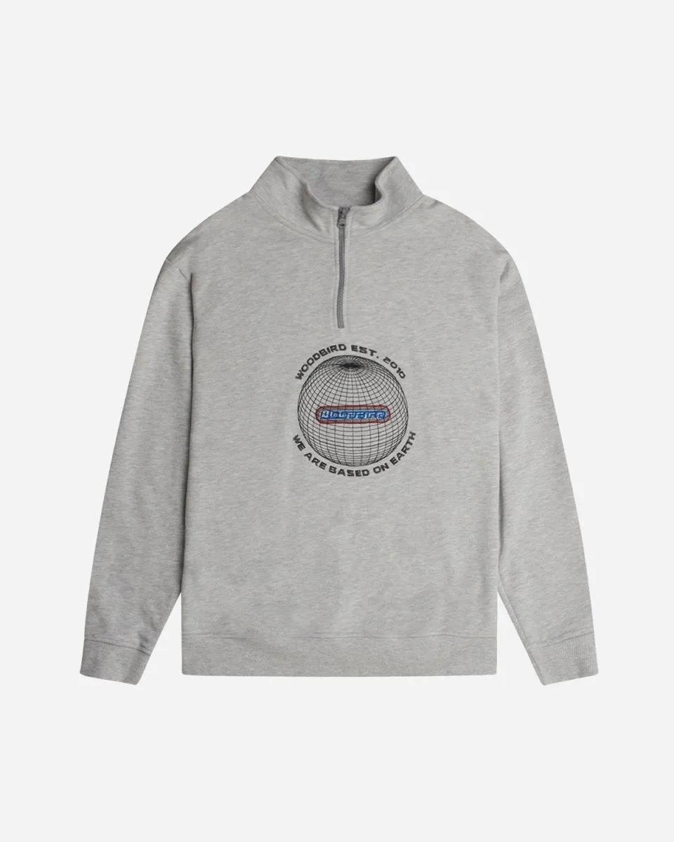 Lass World Half-Zip - Grey Melange