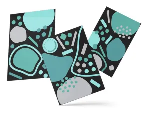 Lastenrad Sticker Set "Carnival jadegrau"