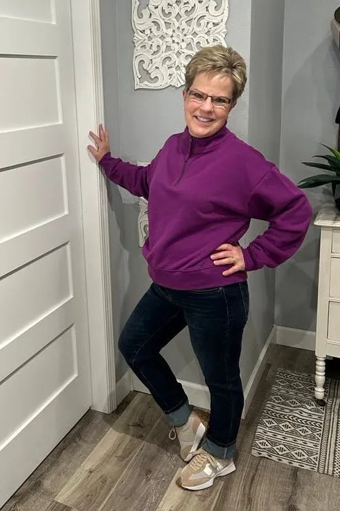 Lola Half Zip Sweatshirt