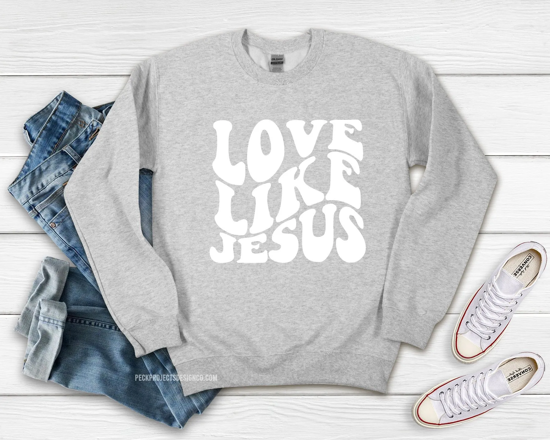 Love Like Jesus Crew Sweatshirt
