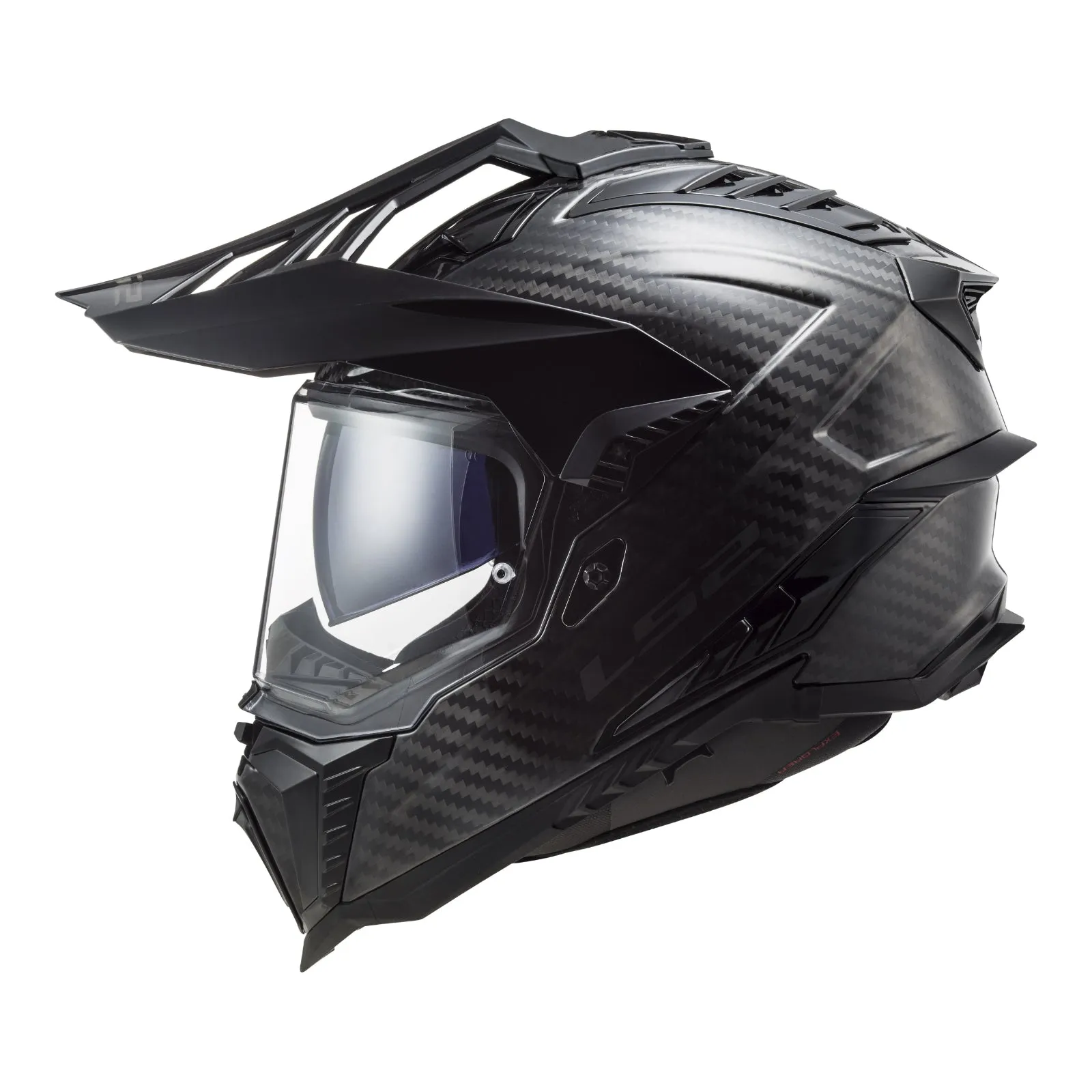 LS2 MX701C Explorer Carbon Solid Gloss