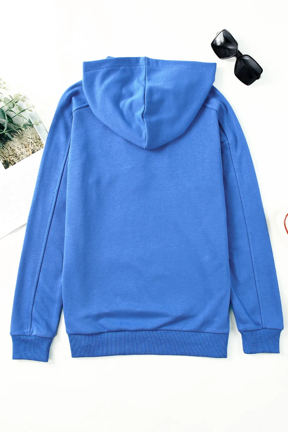 Macy Lace-Up Dropped Shoulder Hoodie
