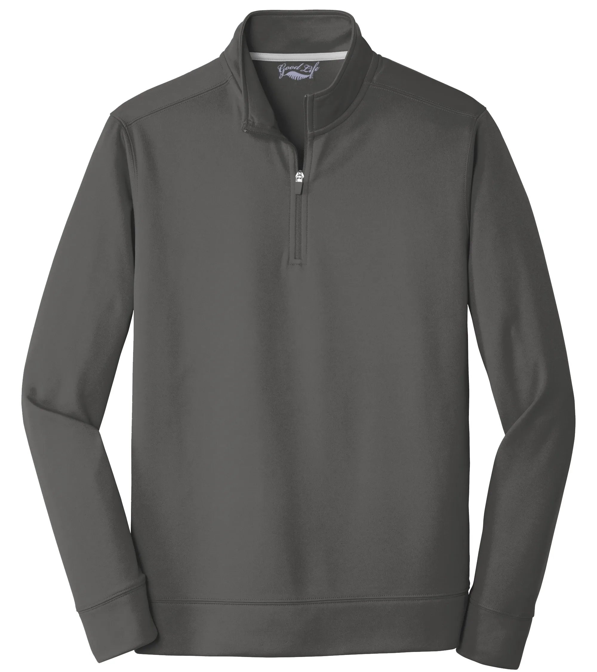 Mens Performance 5.9 Ounce Quarter Zip Pullover Sweatshirt