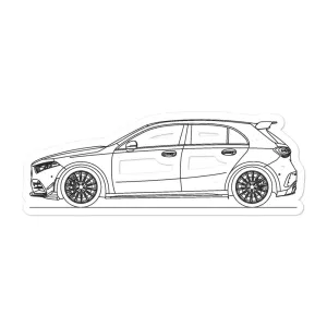 Mercedes-AMG A 35 W177 Outline Sticker
