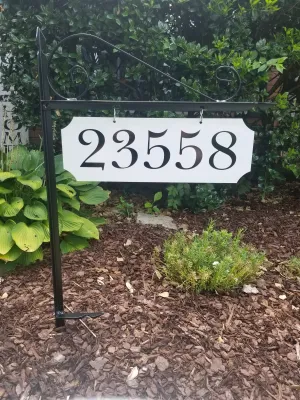 Metal Garden/Yard Sign with 36" Stake Personalized 18x6