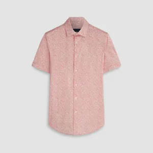 Miles Fish Print OoohCotton Short Sleeve Shirt