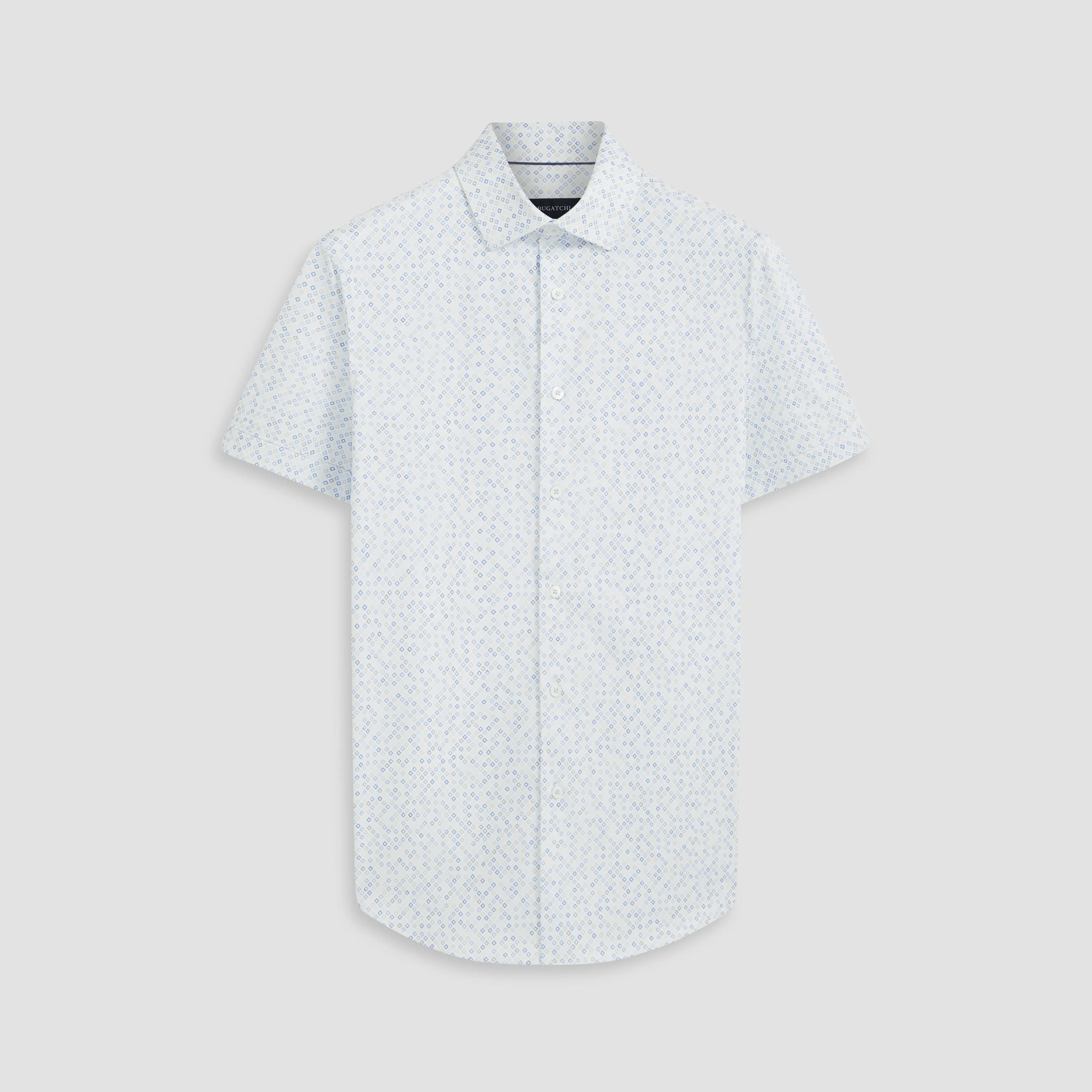 Miles Geometric OoohCotton Short Sleeve Shirt