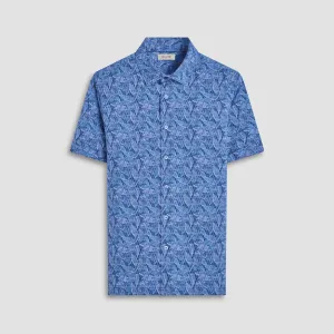 Milo Leaf Print OoohCotton Short-Sleeve Shirt