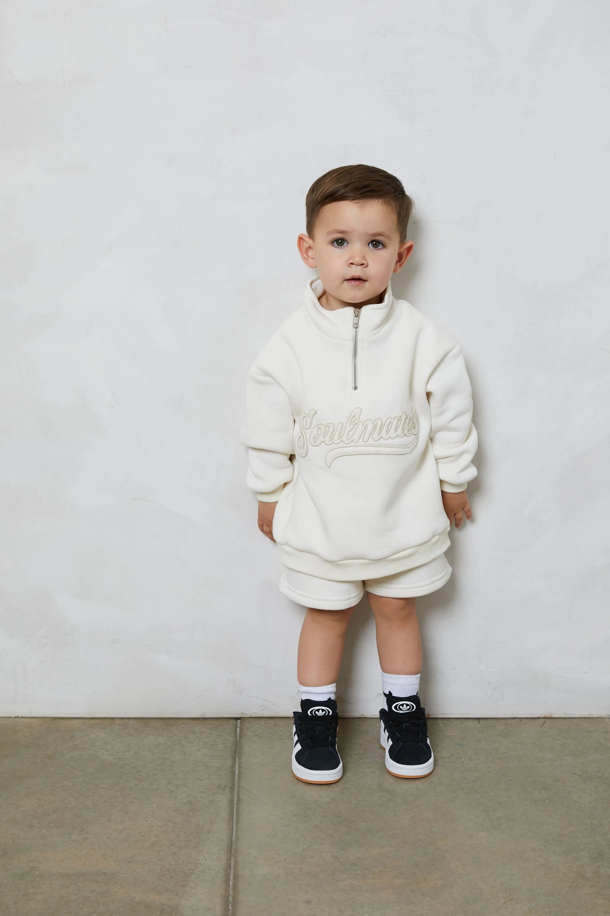 Mini soulmates half zip sweatshirt